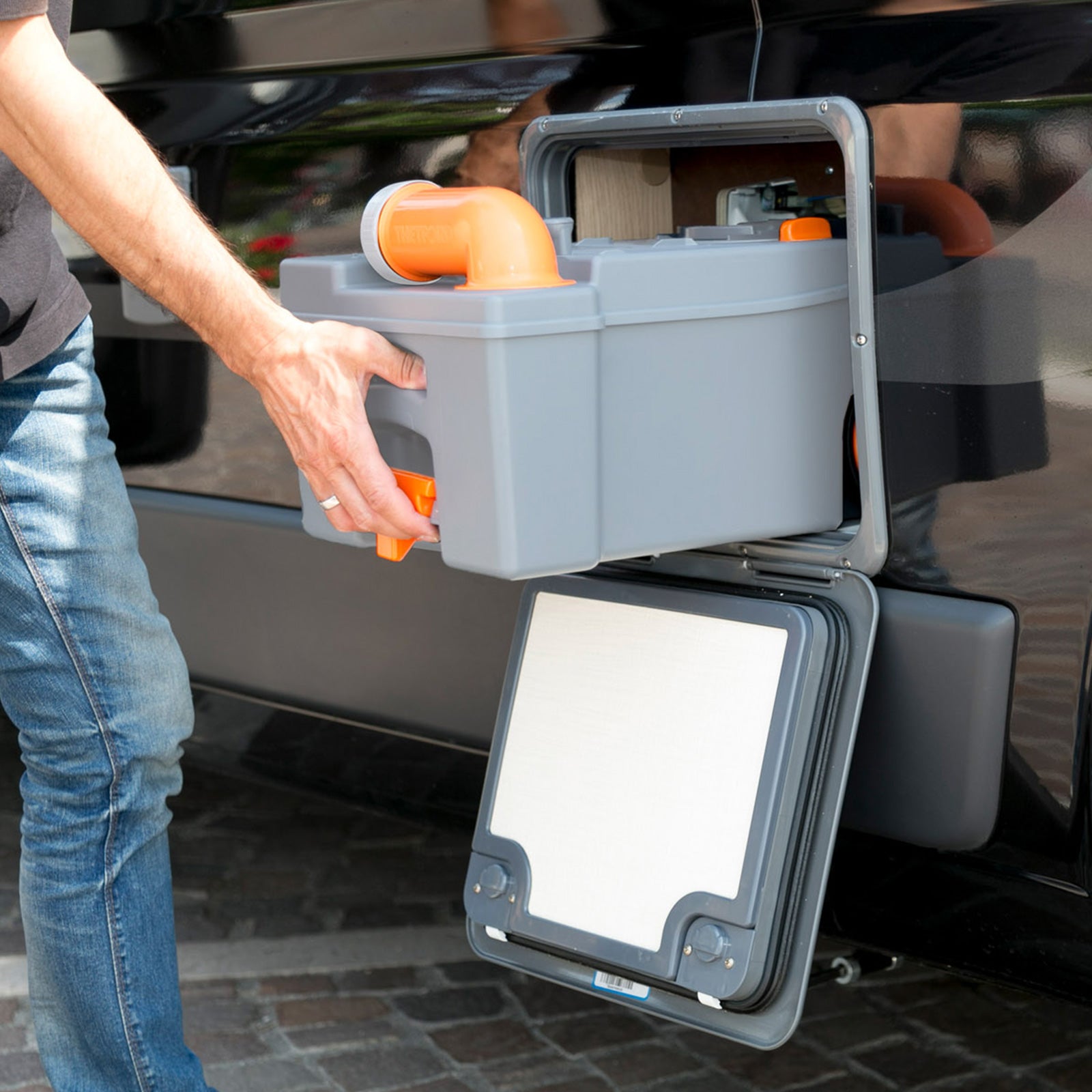 BRUNNER Roll Tank Wedor CHH 22L Caravan Camping Waste Water Tank Water Taxi DIN96