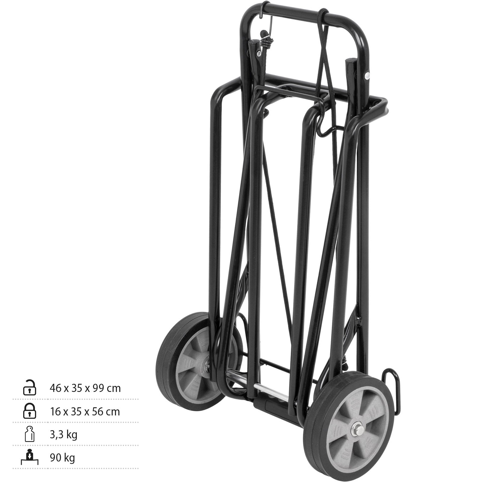 Diable de camping BRUNNER, chariot de transport facile, chariot empilable et pliable