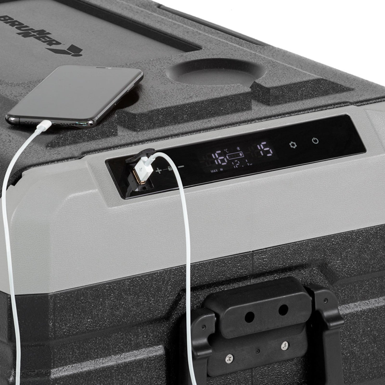 BRUNNER Kompressor Kühlbox Polarys Freeze DZ 45 L Auto Camping 12/24V 100-240V