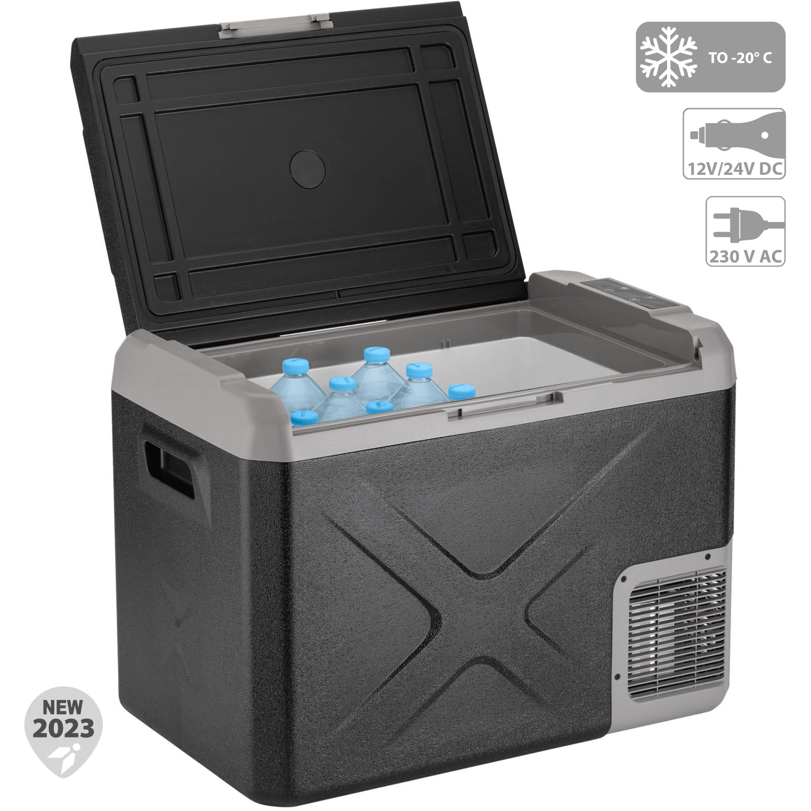 BRUNNER compressor cool box Polarys Freeze SZ 30 L car camping 12/24V 100-240V