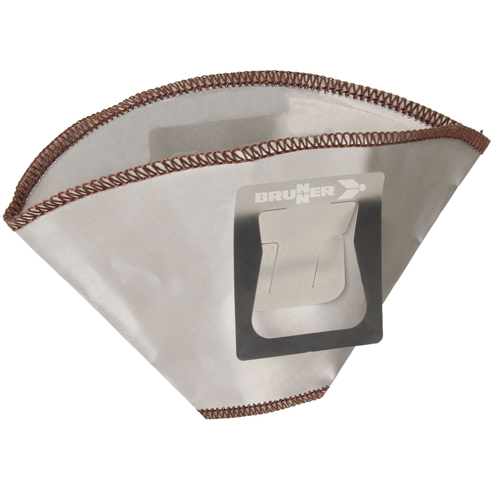 BRUNNER Porte-sac filtre à café permanent, clip pour machine de camping, acier inoxydable, pliable