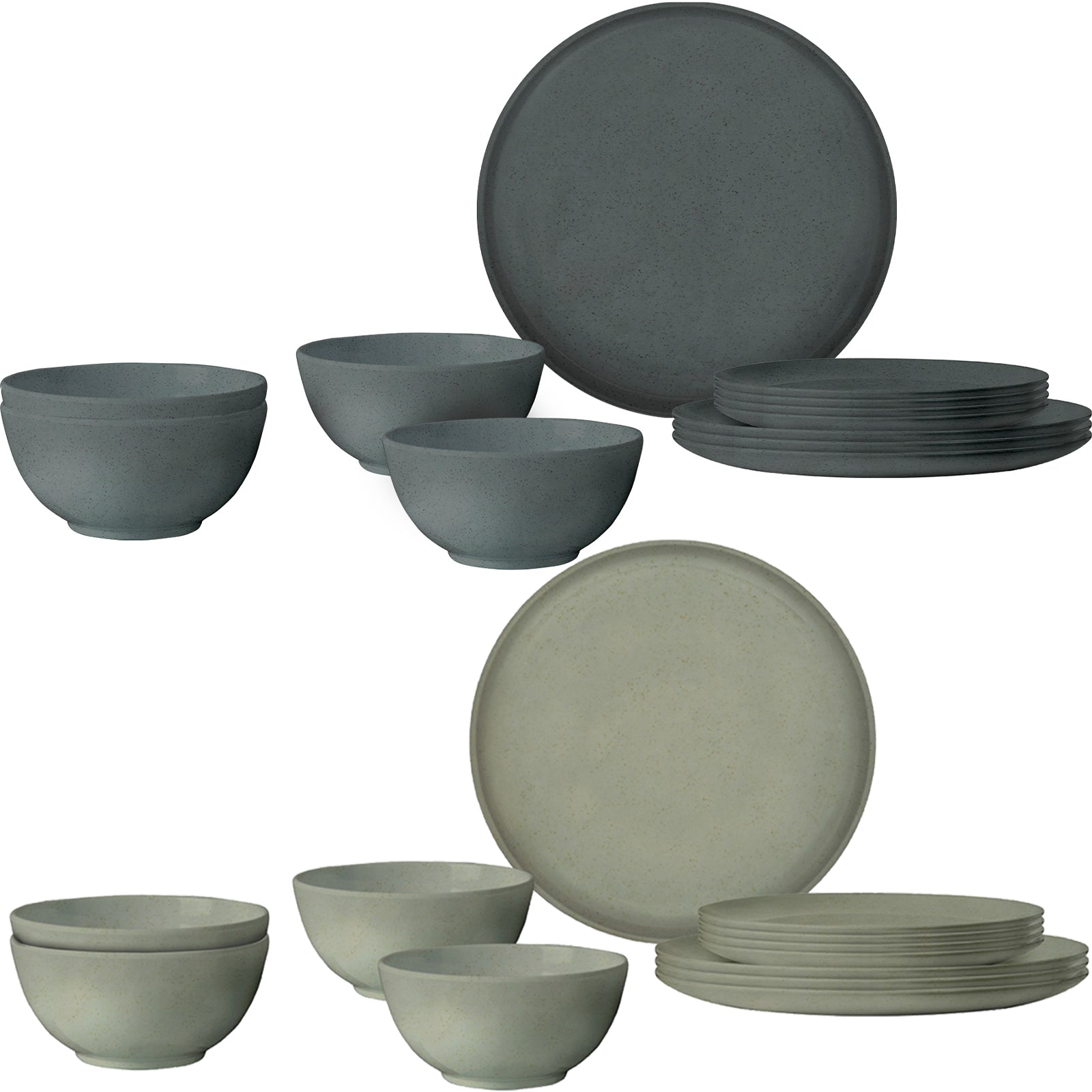 Service de table de camping BRUNNER Midday RPET Tierra Camping Assiette Bol 12 pièces