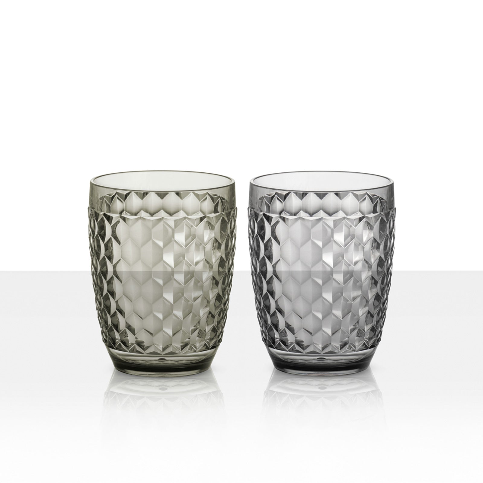 BRUNNER Camping Gläser 2er Set Coralux Reise Trinkglas Wasser Wein Glas 350 ml