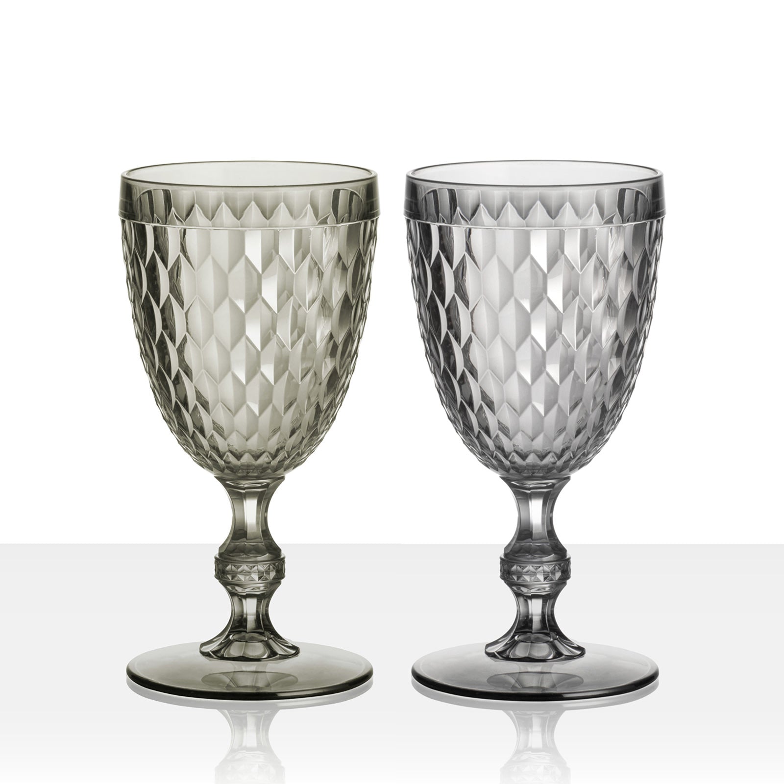 BRUNNER Weingläser Set Coralux Camping Reise Rotwein Wein Outdoor Glas 400 ml