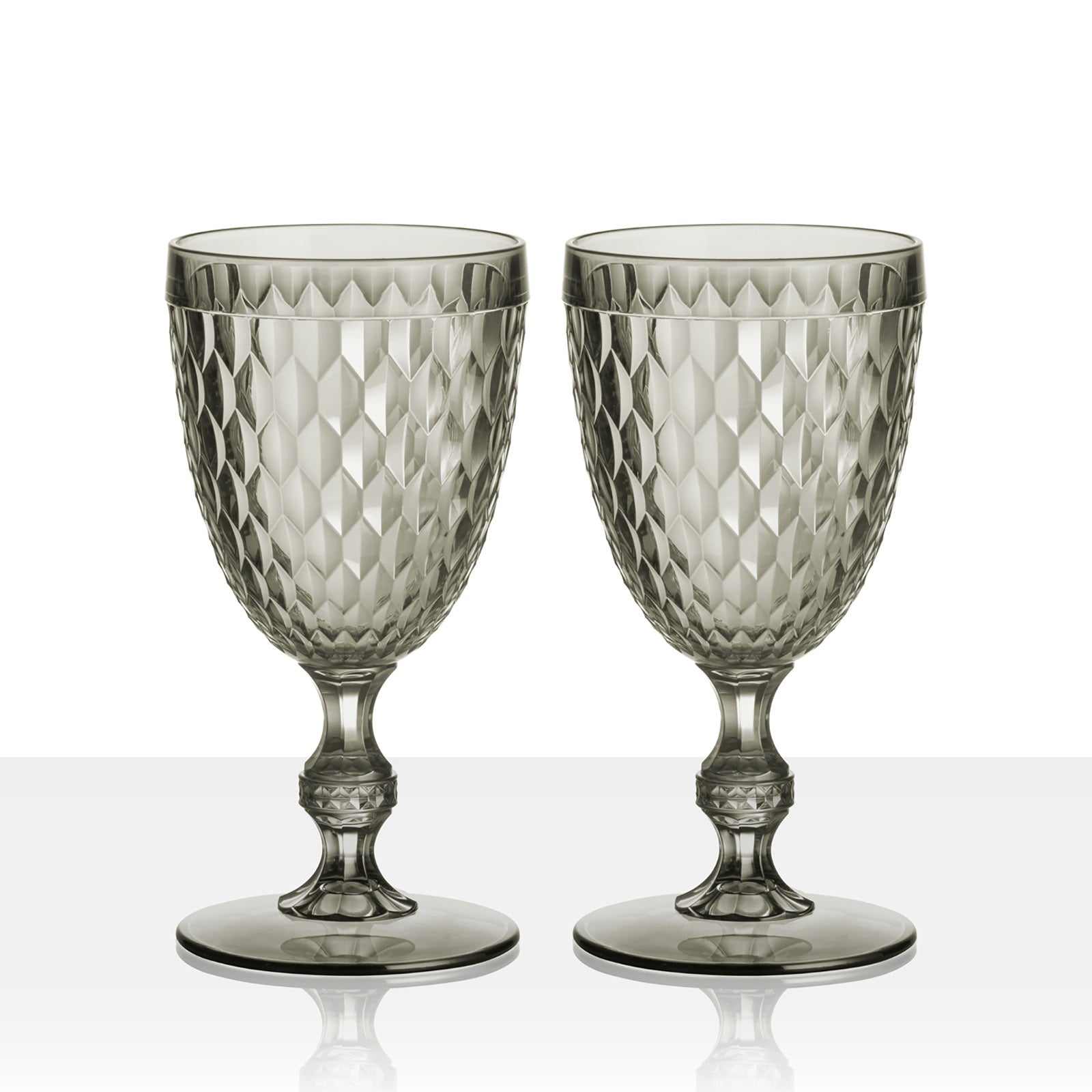 Ensemble de verres à vin BRUNNER Coralux Camping Voyage Verre à vin rouge extérieur 400 ml