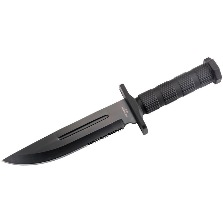 CJH Gürtelmesser Outdoor Survival Messer Fahrtenmesser Jagdmesser Säge Scheide