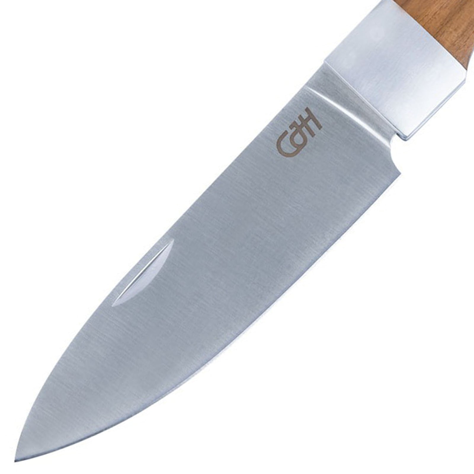 CJH Outdoor Kochmesser Chefmesser Camping Taschenmesser Klappmesser Walnuss Holz