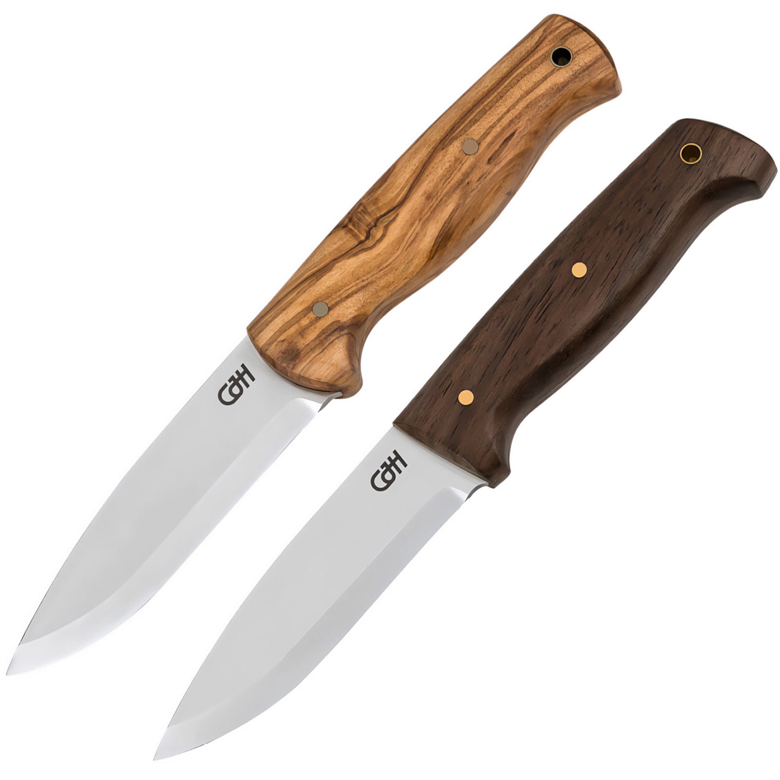 CJH Outdoormesser Gürtelmesser Arbeitsmesser Angelmesser Full Tang Messer Holz