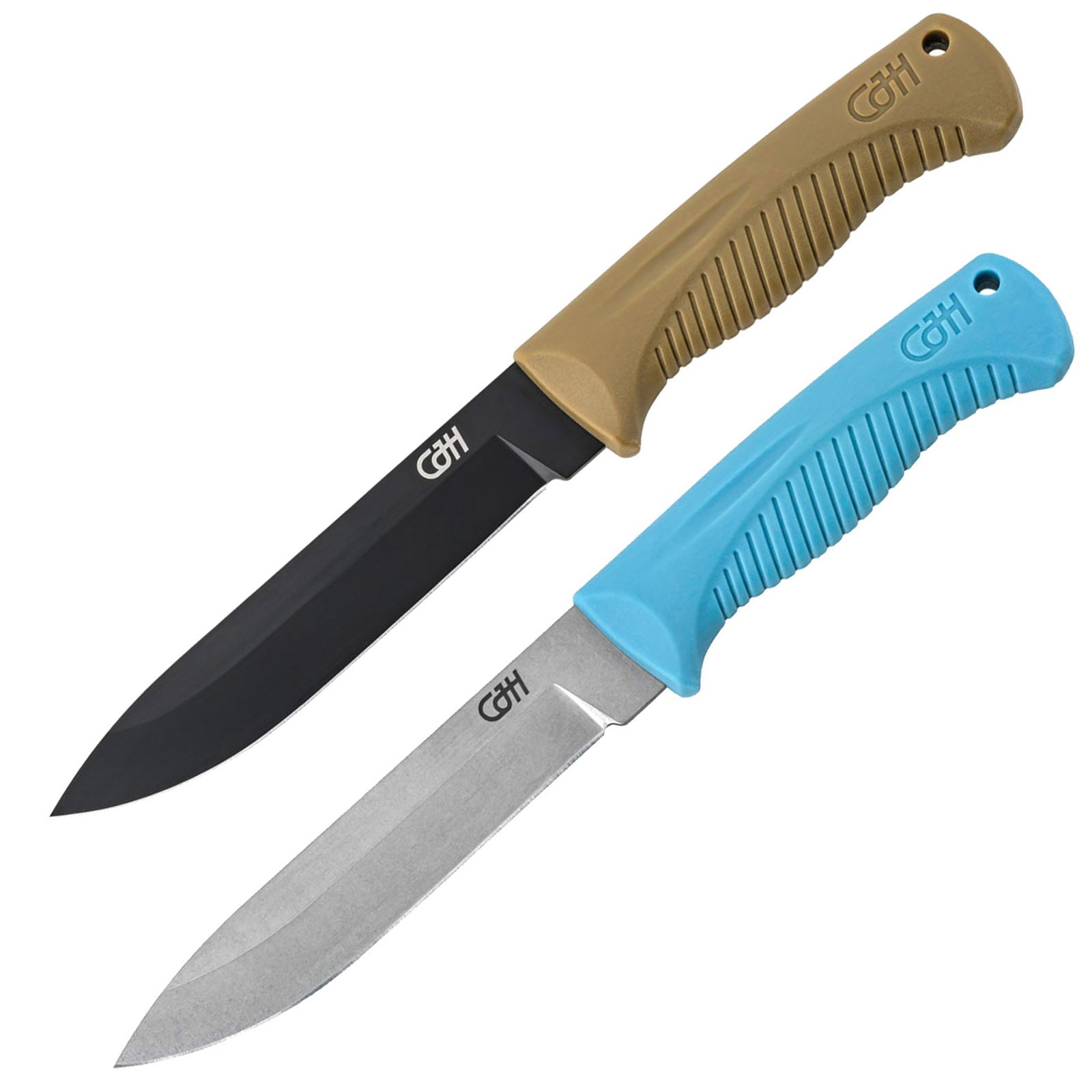 CJH Outdoormesser Gürtelmesser Camping Outdoor Messer Angelmesser Nylon Griff