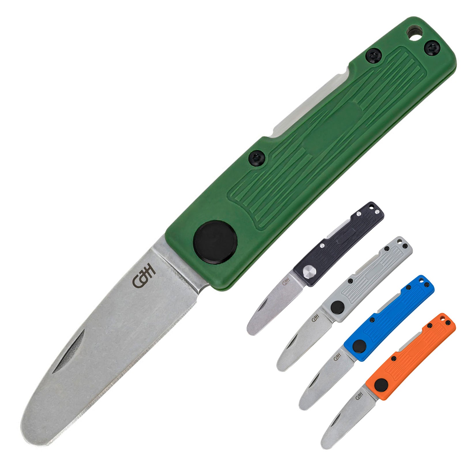 Couteau pour enfants CJH GFN, couteau à sculpter, couteau de poche pour enfants, couteau de camping, manche rond