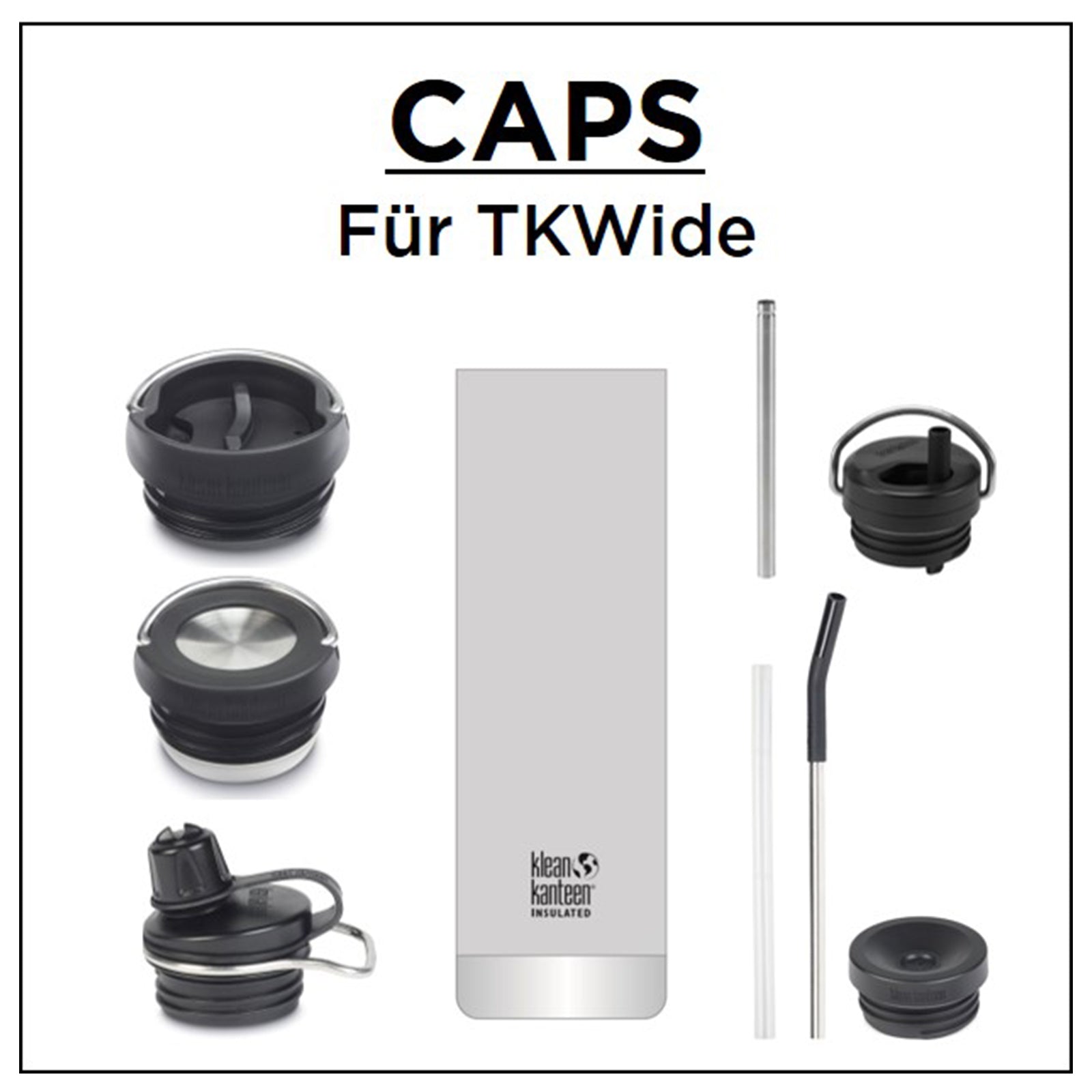 KLEAN KANTEEN Isolierkanne 1,9 L TKWide Isolierflasche Thermo Flasche Vakuum