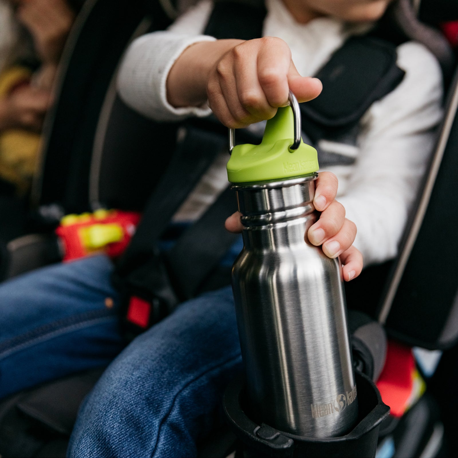 Bouteille à large goulot KLEAN KANTEEN Kid Classic avec bouchon anti-fuite 355 ml