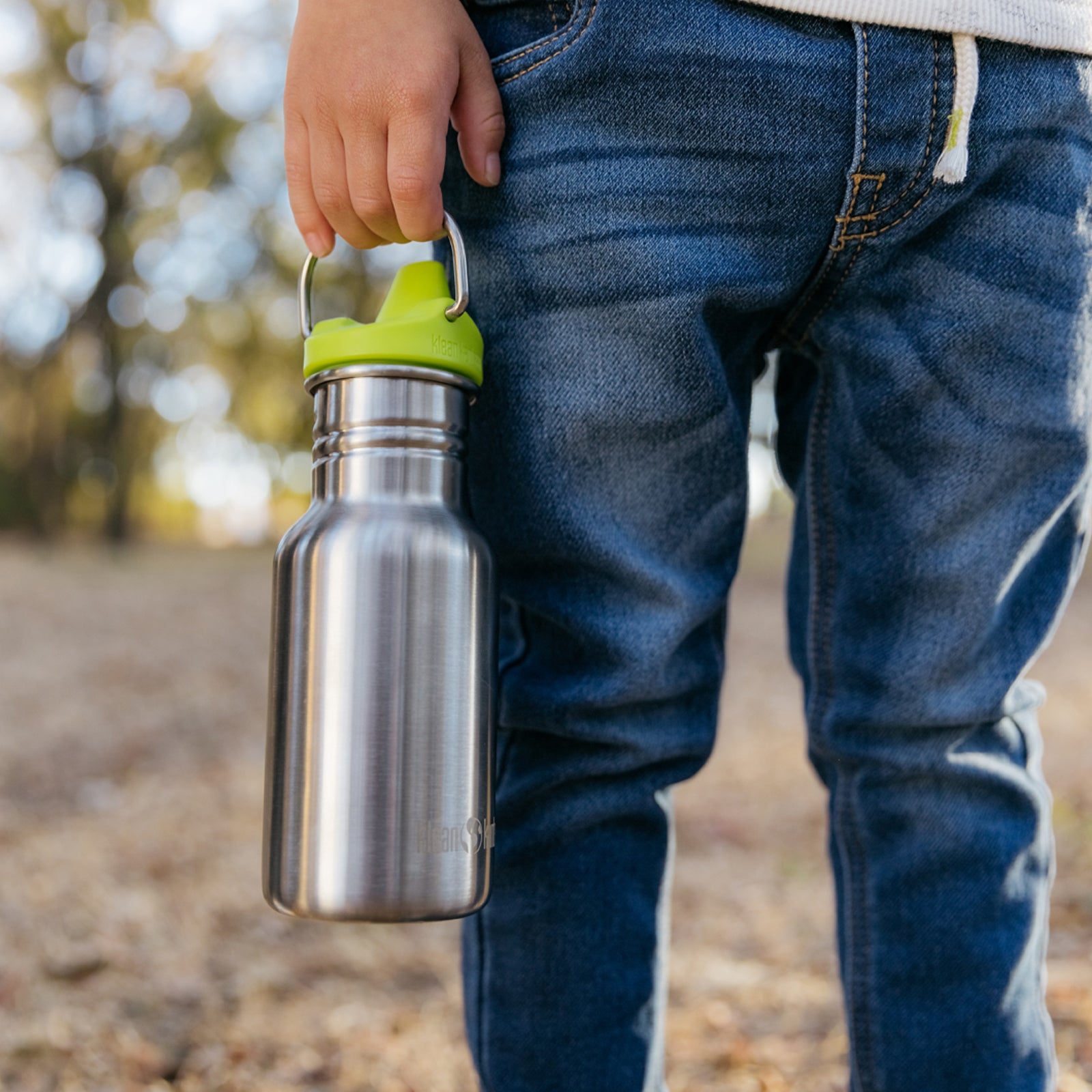 Bouteille à large goulot KLEAN KANTEEN Kid Classic avec bouchon anti-fuite 355 ml