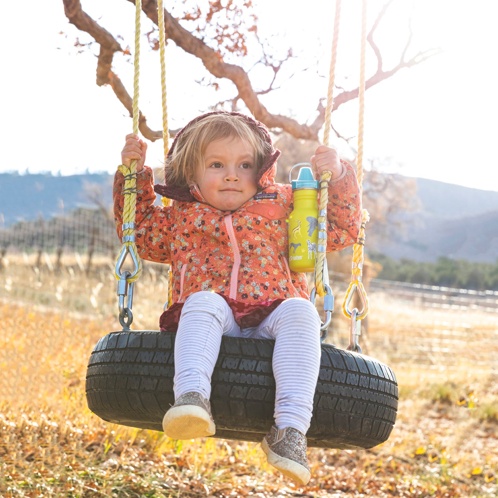 KLEAN KANTEEN Kinder Trinkflasche Kid Classic Sippy Cap Weithals Flasche 355ml