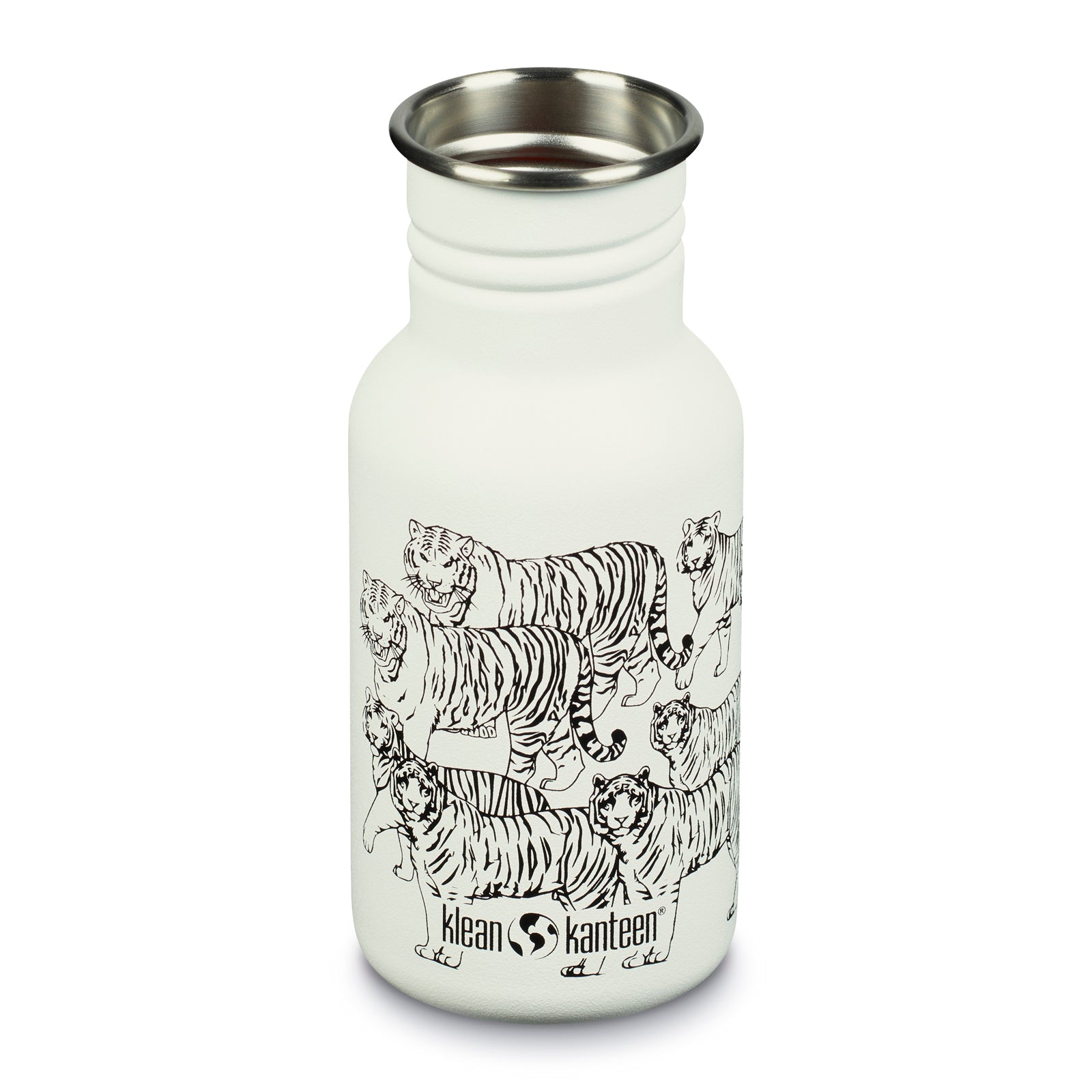 Bouteille d'eau pour enfants KLEAN KANTEEN Kid Classic Sport Cap Bouteille à col large 355 ml