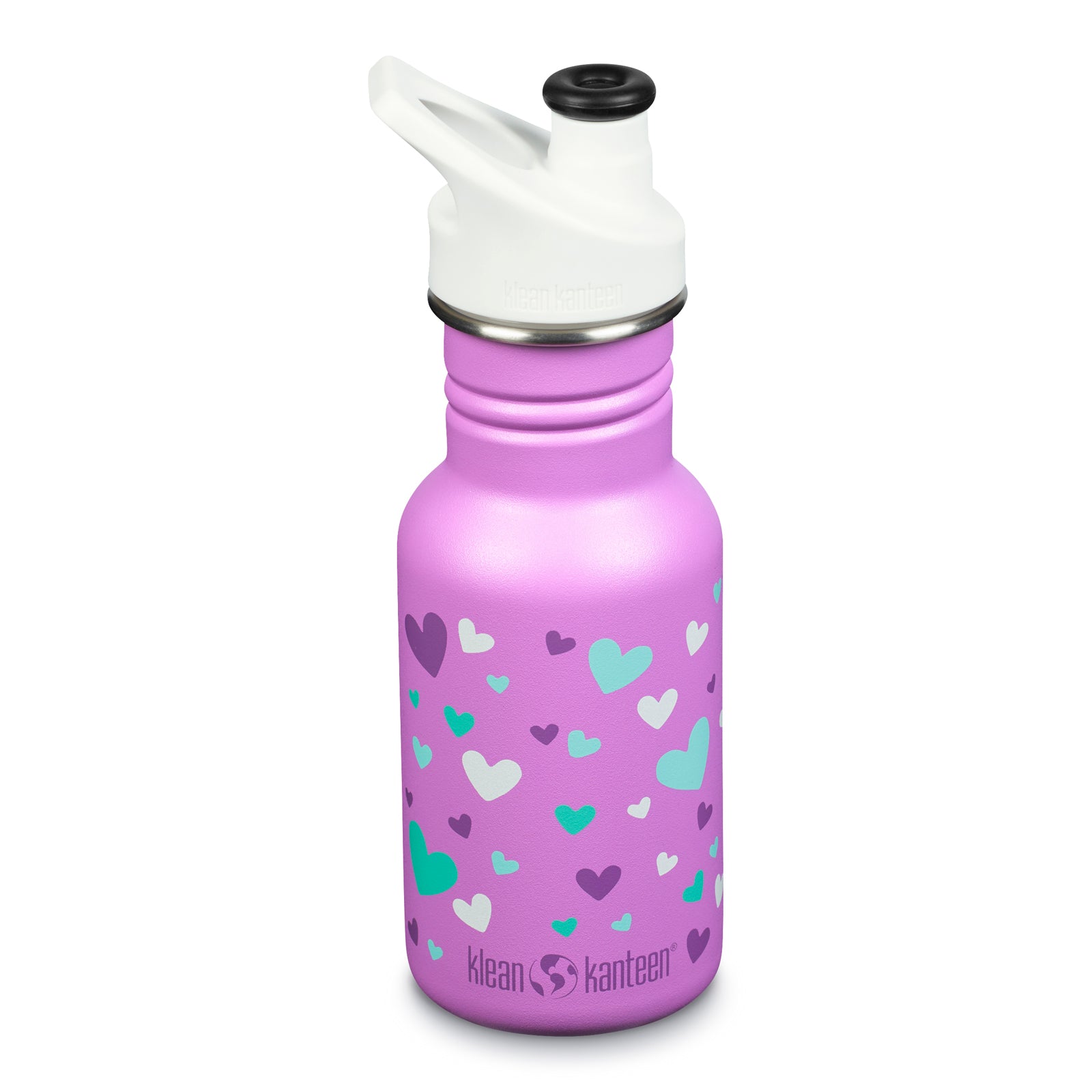 Bouteille d'eau pour enfants KLEAN KANTEEN Kid Classic Sport Cap Bouteille à col large 355 ml