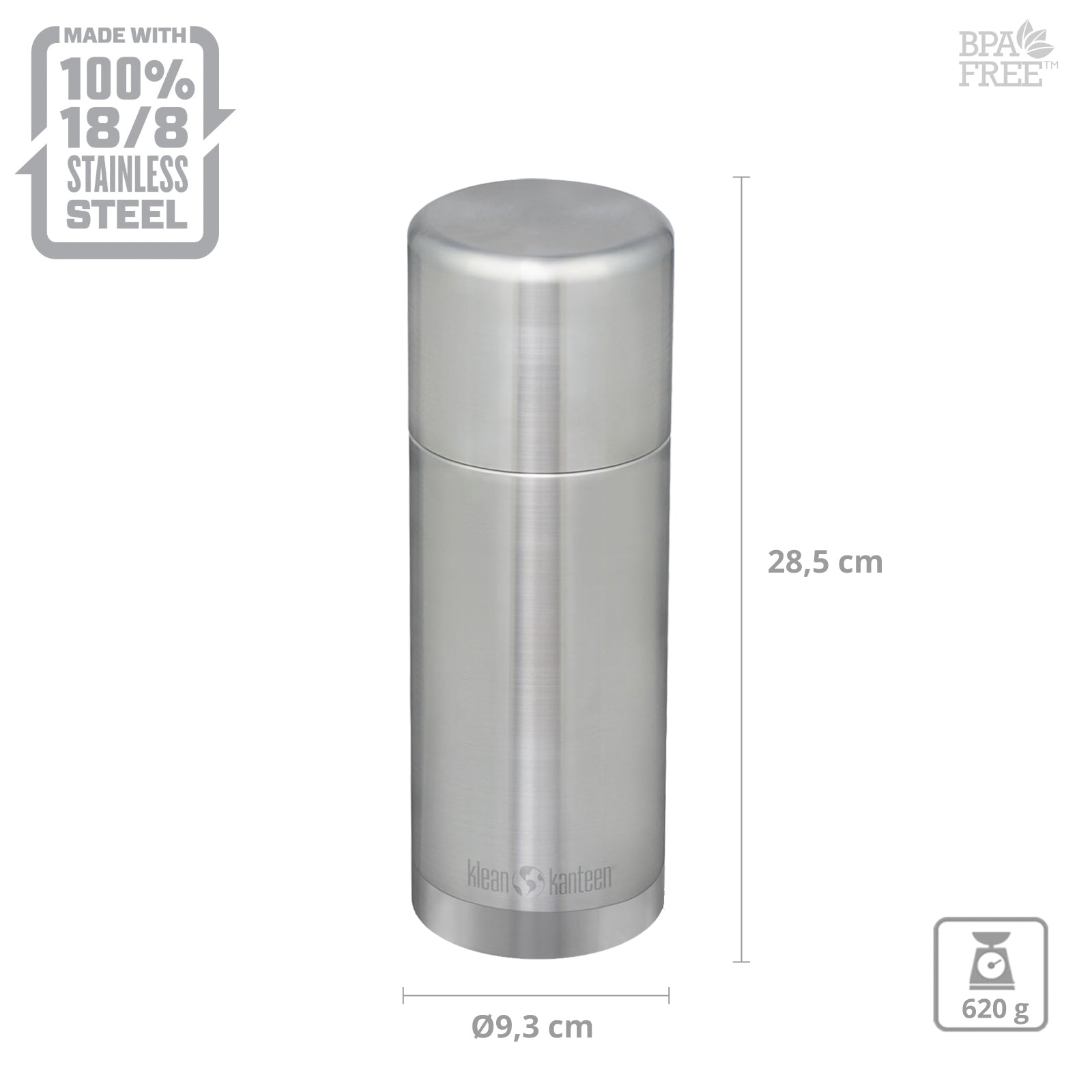 KLEAN KANTEEN Isolierkanne 0,75 TKPro Isolierflasche Thermo Flasche Vakuum Kanne