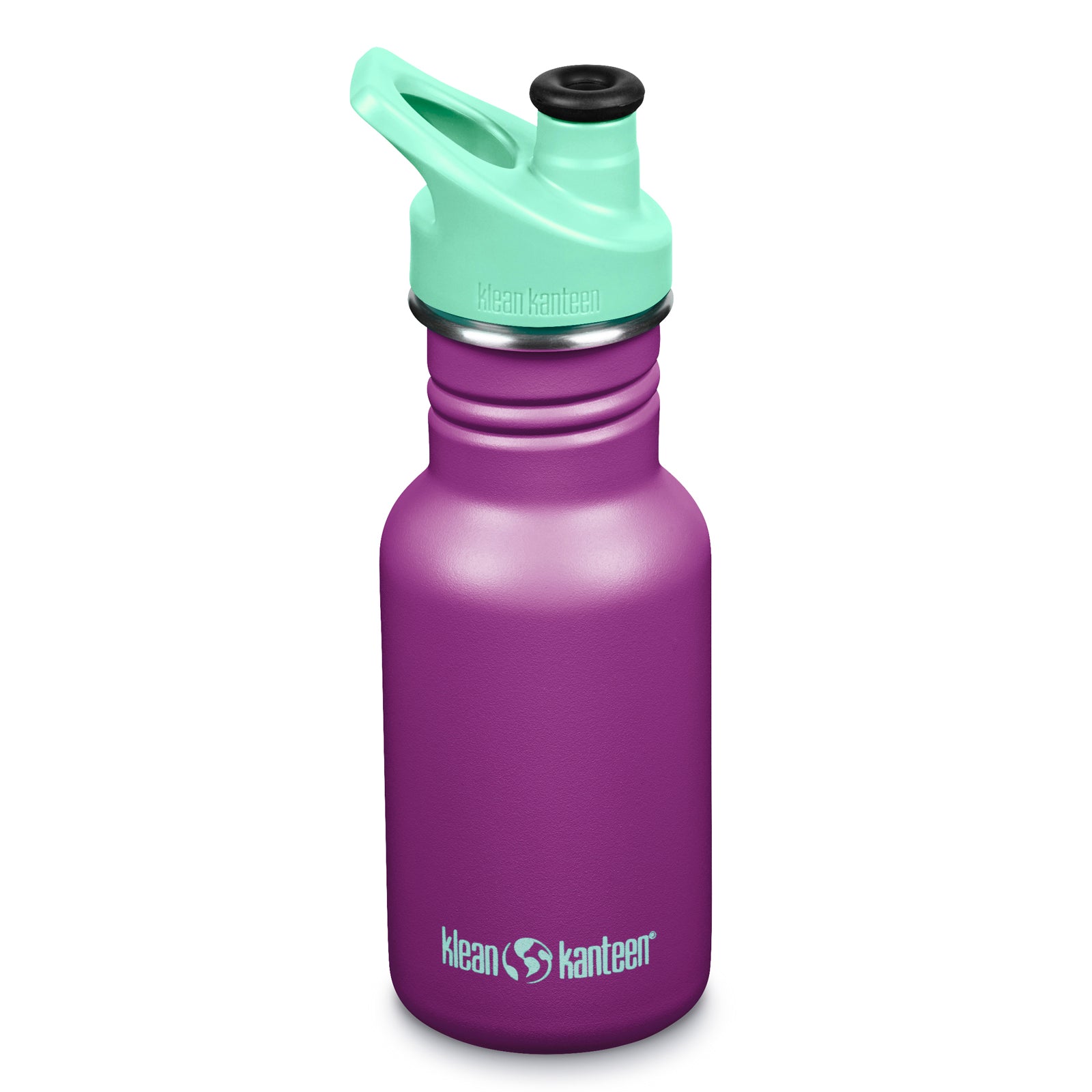 KLEAN KANTEEN Kids Drinking Bottle Kid Classic Sport Cap Wide Neck Bottle 355ml
