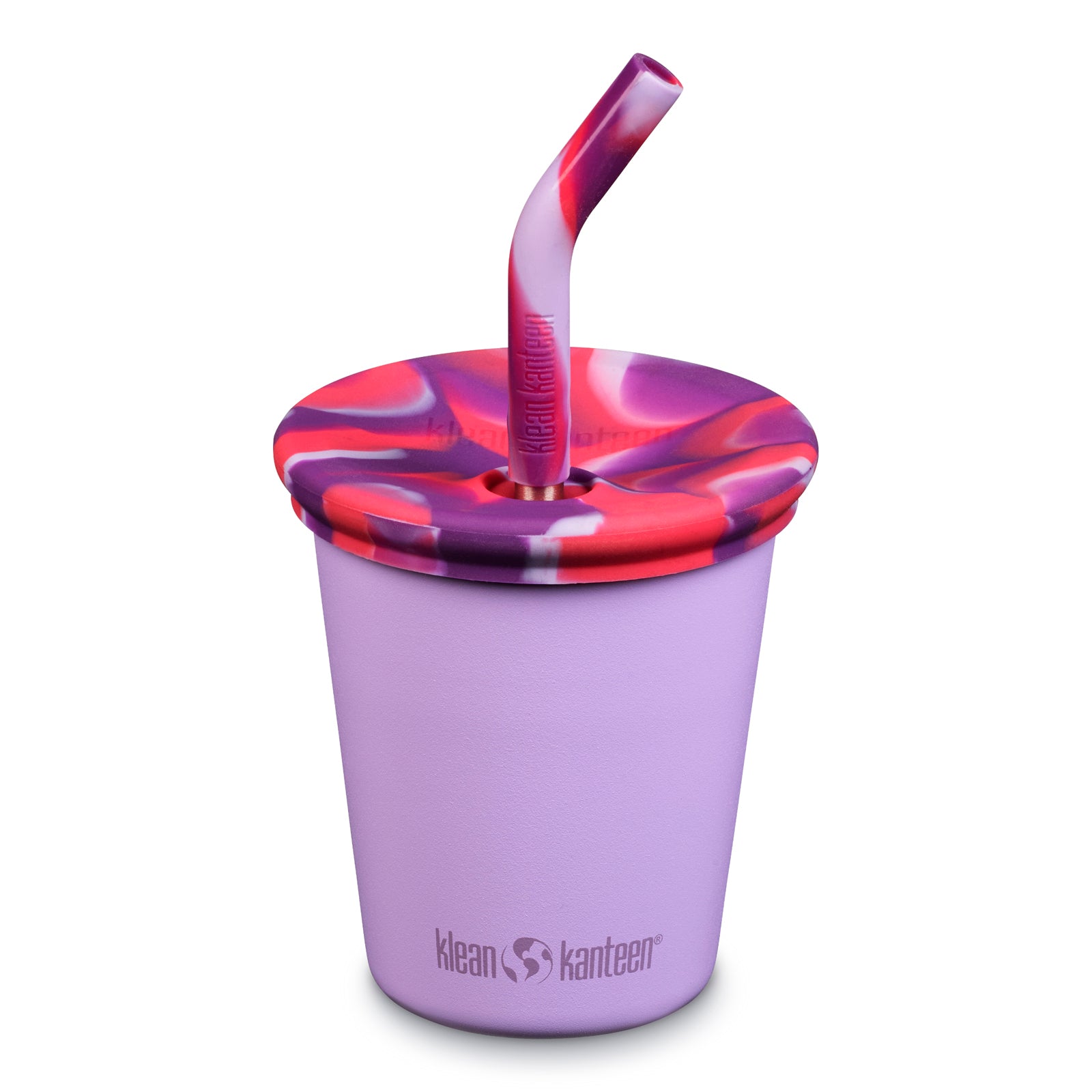 Gobelet en acier inoxydable pour enfant KLEAN KANTEEN avec paille, 296 ml