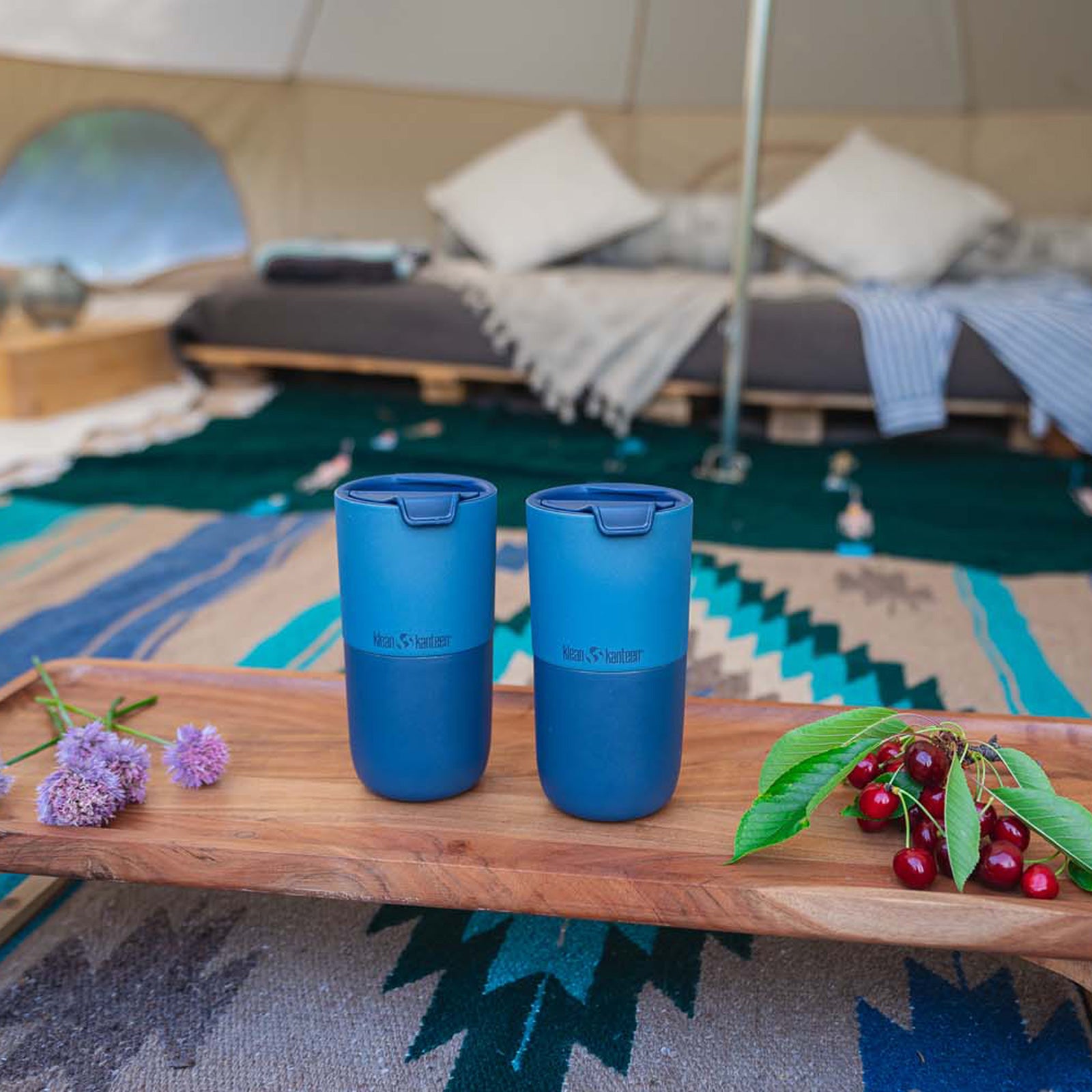 KLEAN KANTEEN Thermobecher Rise Tumbler Flip Lid Kaffee Isolier Becher 473 ml