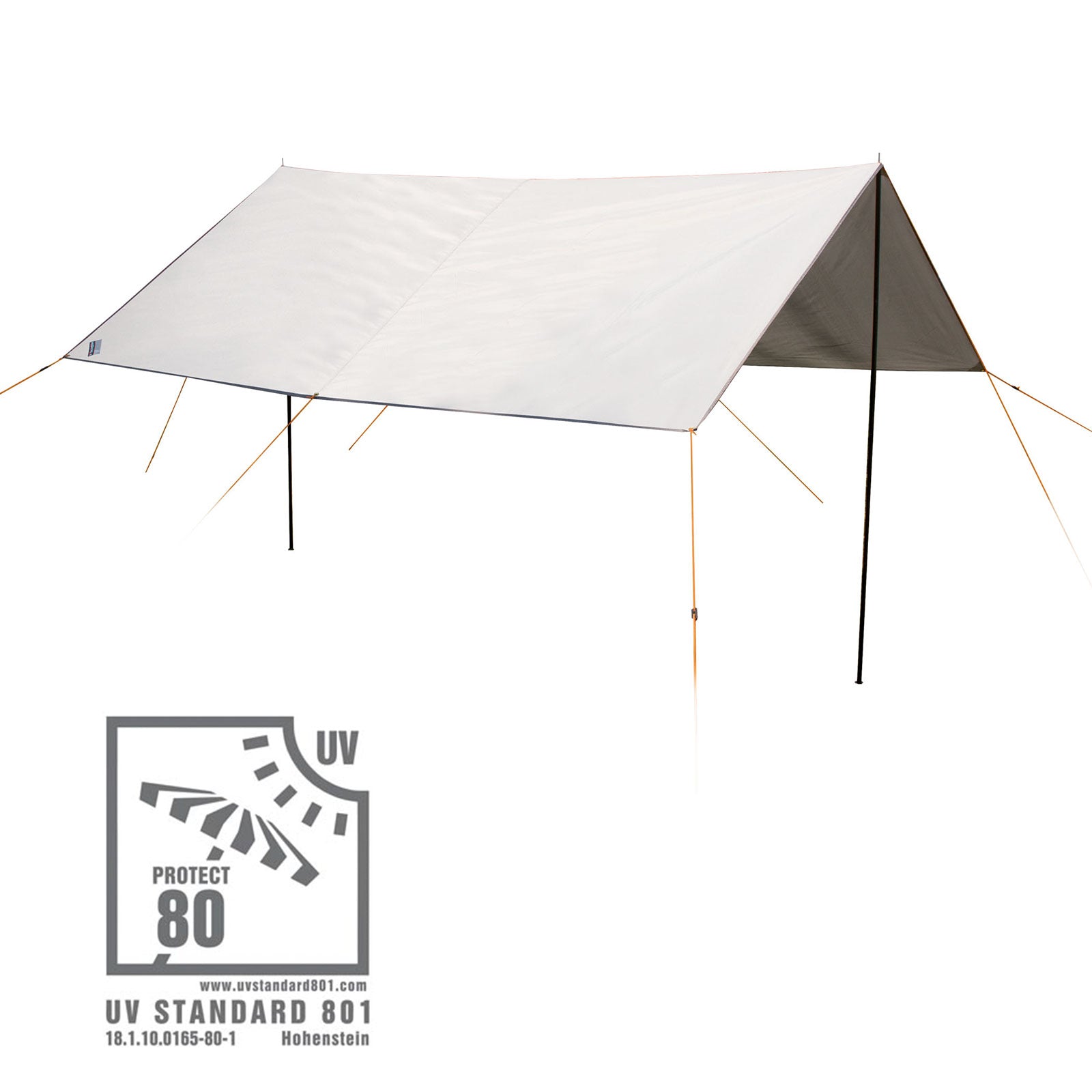 HIGH PEAK Capri 3.0 Tarp Sonnensegel Camping Vor Zelt Plane UV80 Schutz 3 m