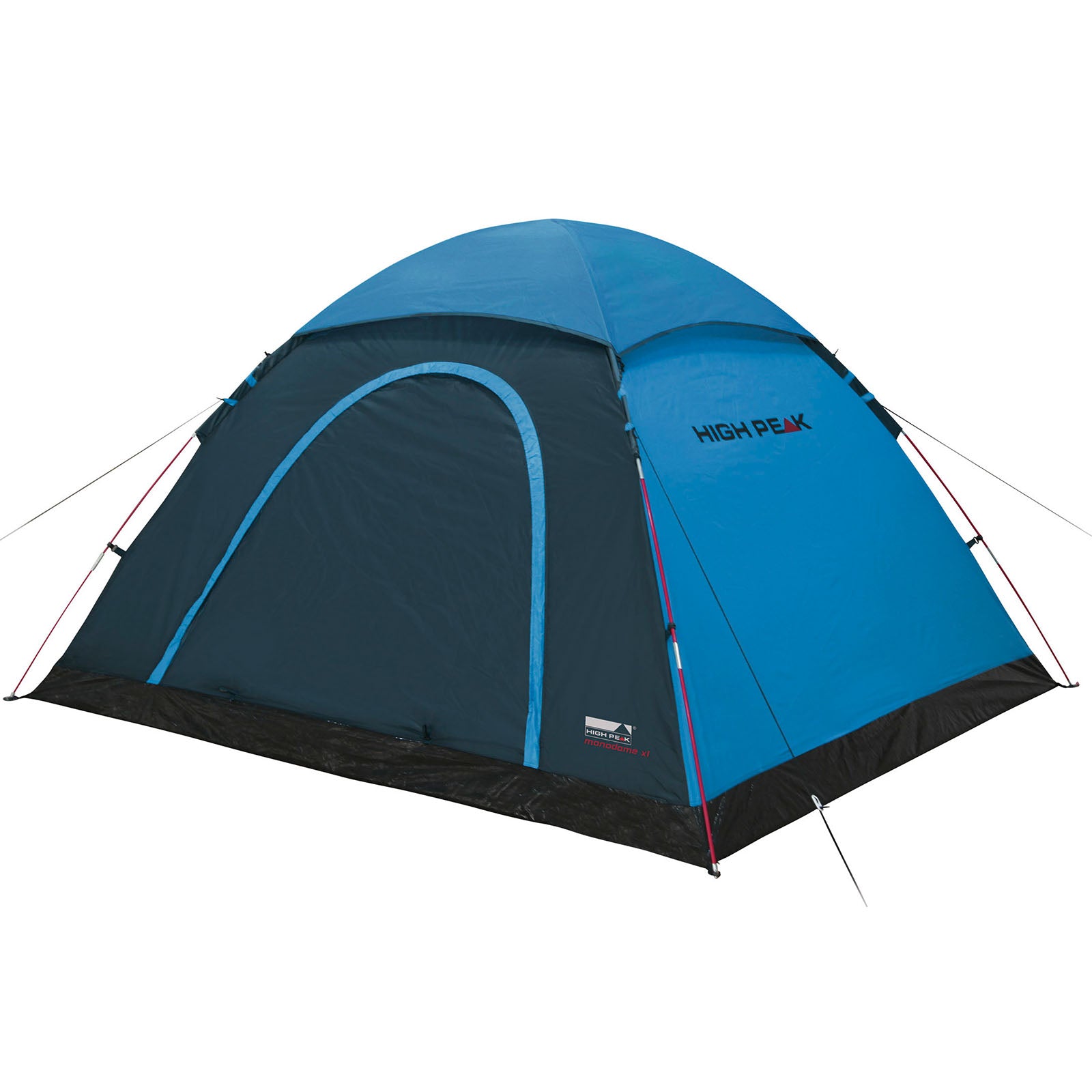 HIGH PEAK Kuppelzelt Monodome XL 4 Personen Camping Bike Zelt Familienzelt Groß