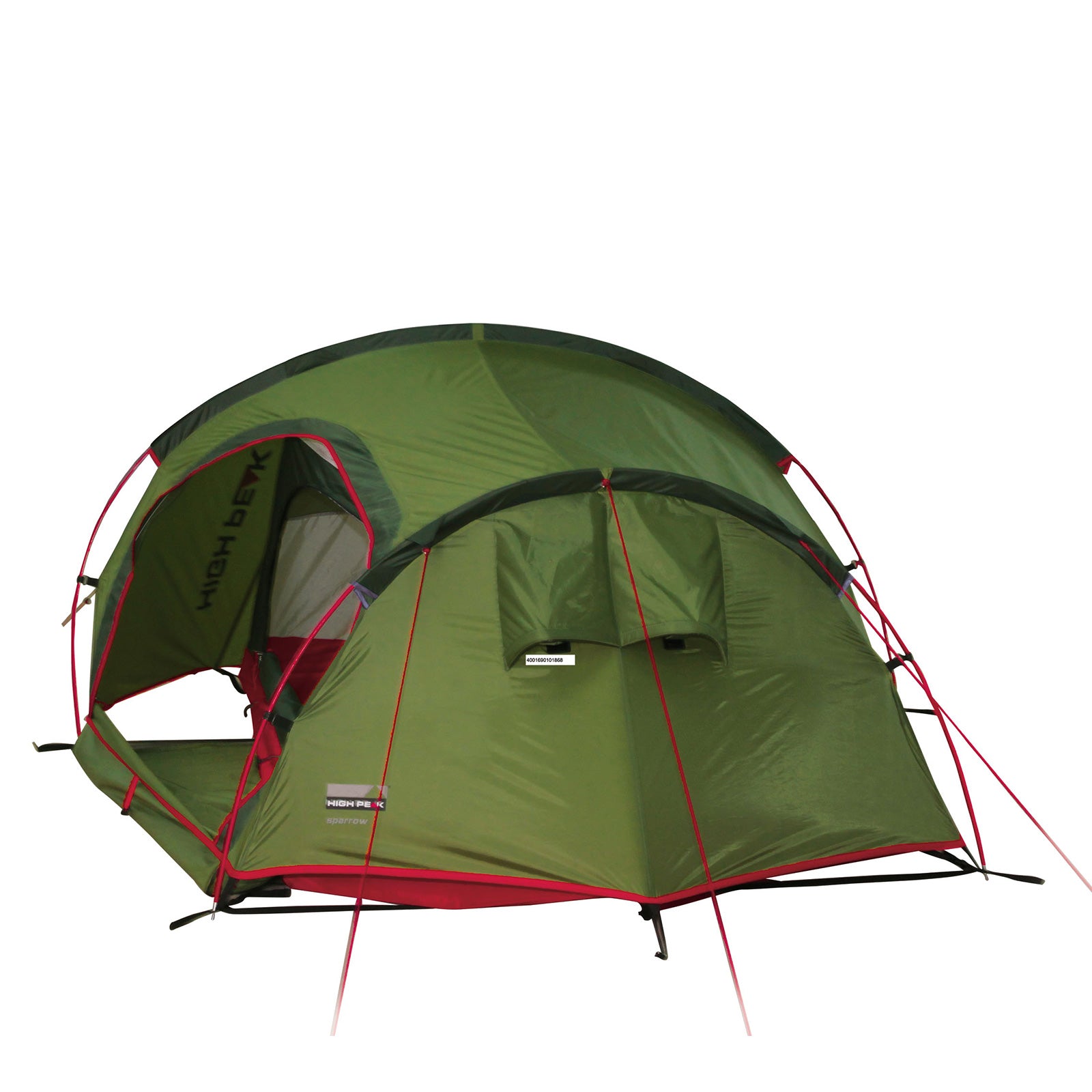 HIGH PEAK Trekkingzelt Sparrow LW 1-2 Personen Camping Fahrrad Einmann Zelt 2 kg