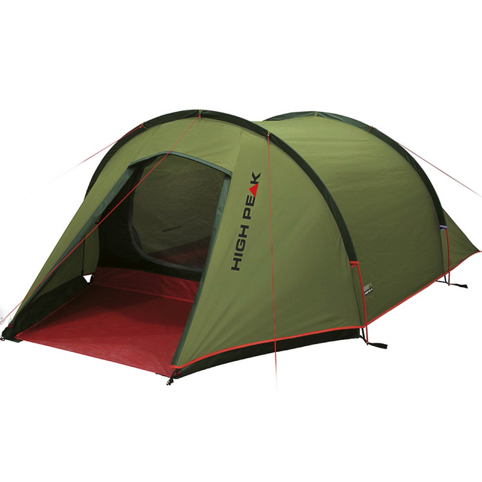 HIGH PEAK Tunnelzelt Kite 2 Personen Fahrrad Zelt Bike Camping Trekking Vorraum