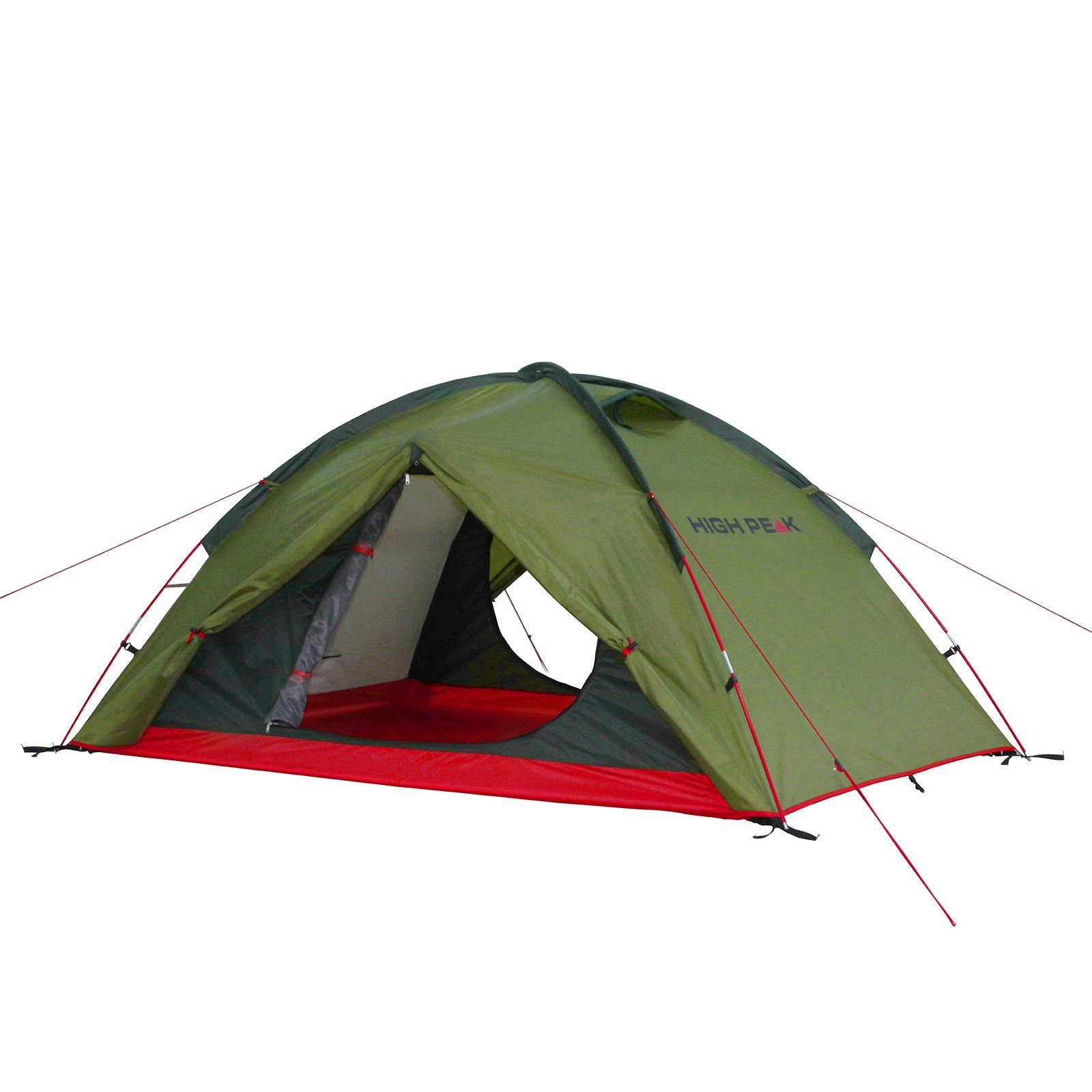 HIGH PEAK Trekkingzelt Woodpecker LW 3 Personen Camping Kuppel Bike Zelt 2,9 kg