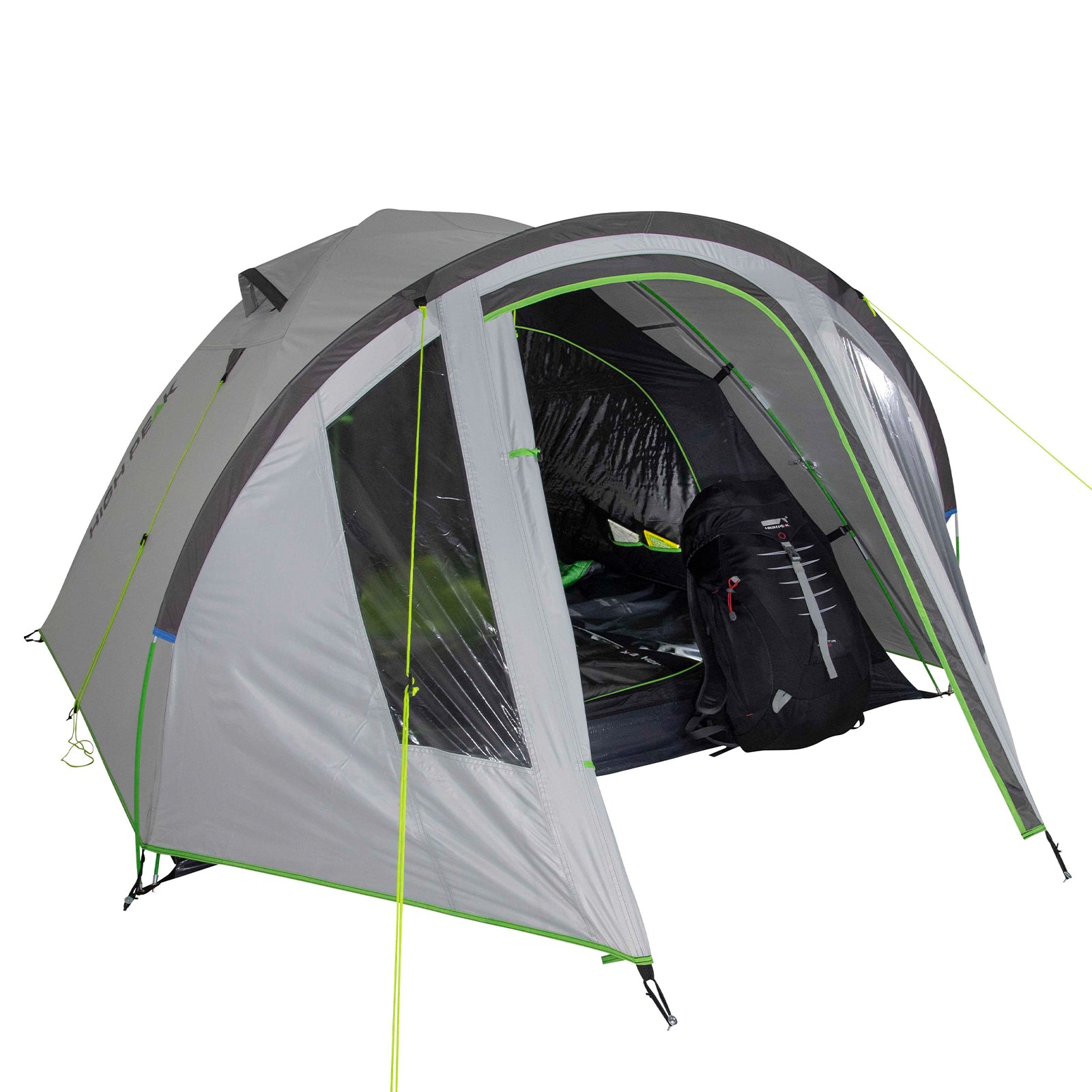 HIGH PEAK Kuppelzelt Nevada 2 3 4 5 Personen Iglu Zelt Camping Trekking Vorraum