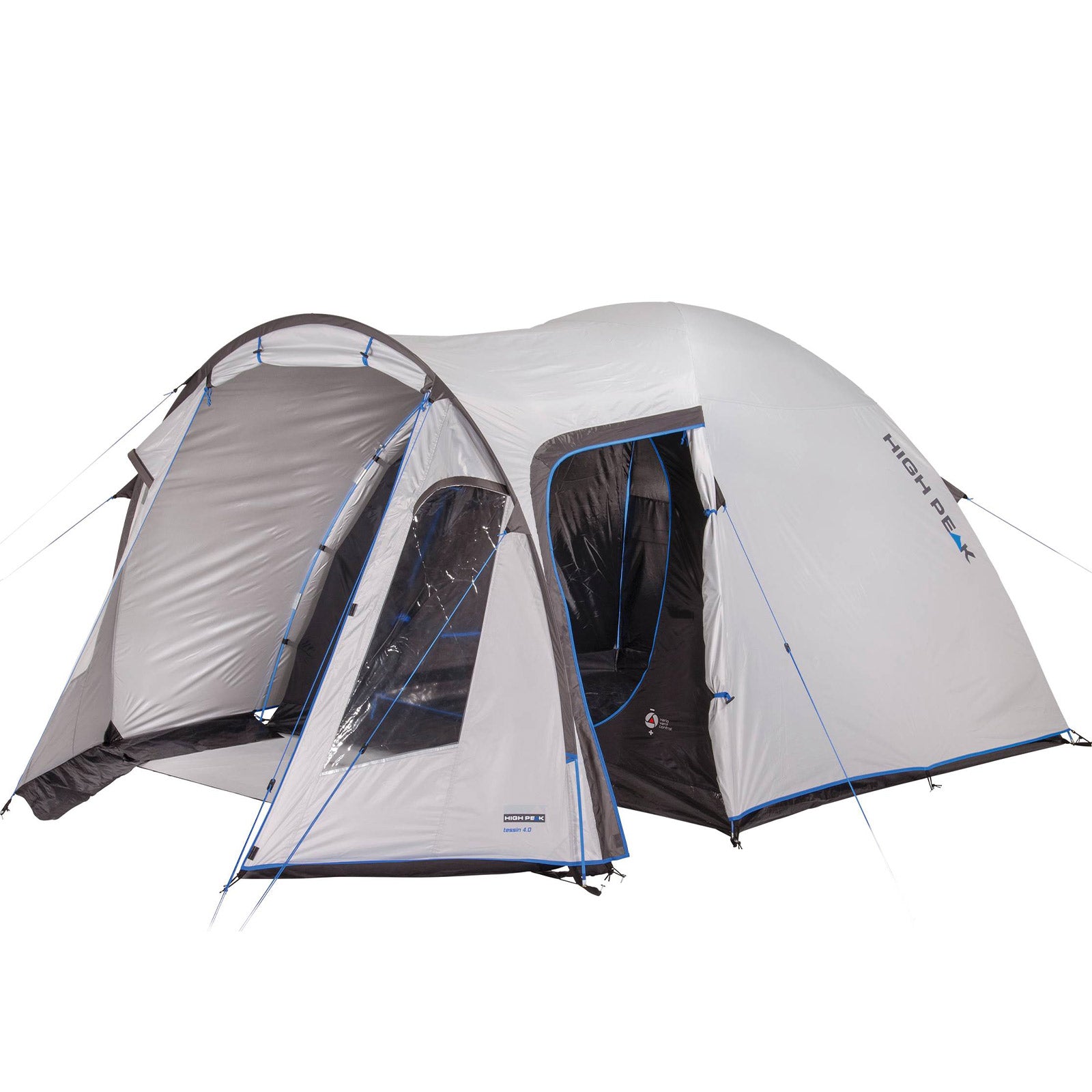 HIGH PEAK dome tent Tessin 4 people camping igloo tent family tent vestibule