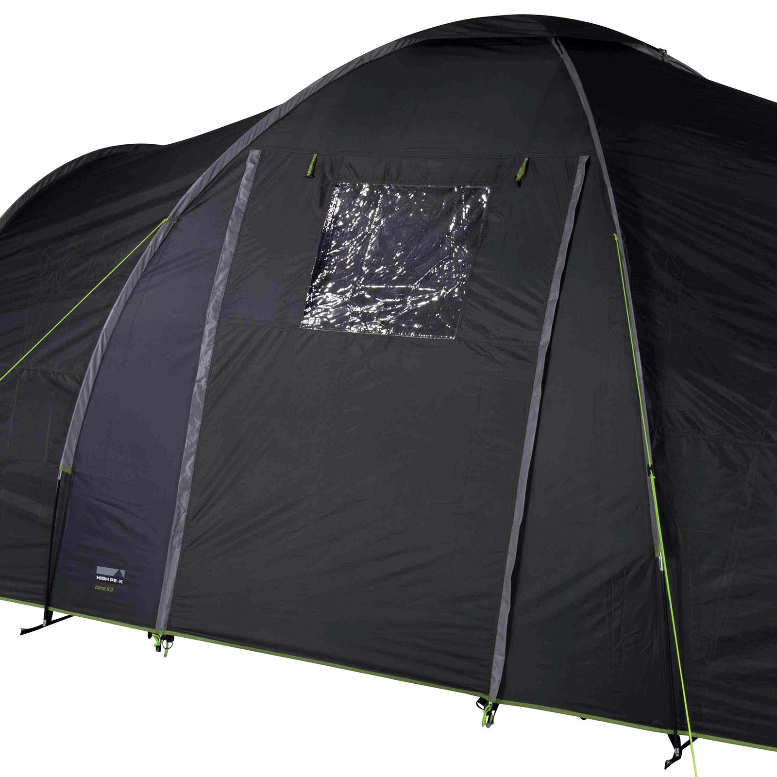 HIGH PEAK Kuppelzelt Como 6 Personen Zelt Familienzelt Campingzelt Groß Vorraum