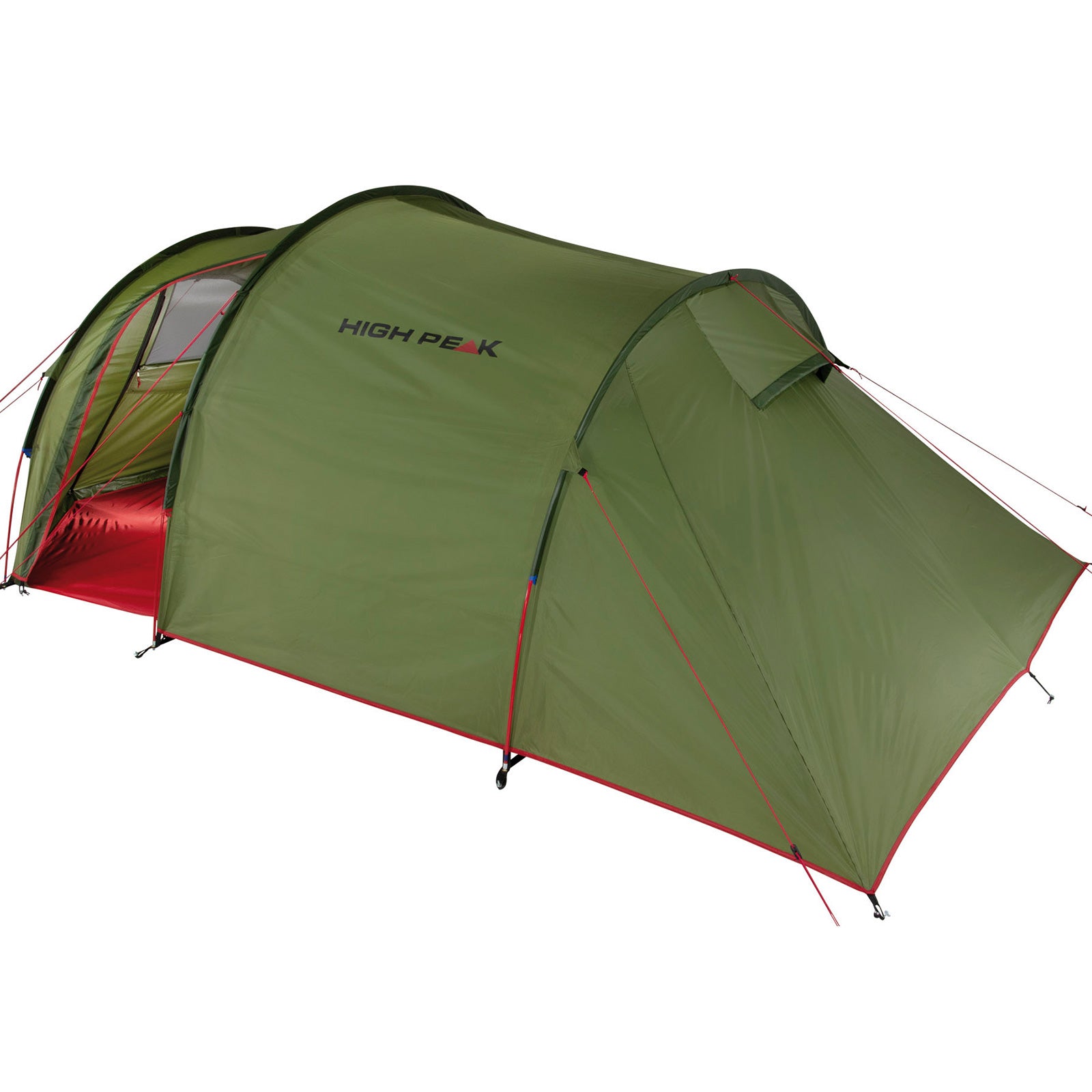 HIGH PEAK tunnel tent Goshawk 4 people camping group family tent vestibule