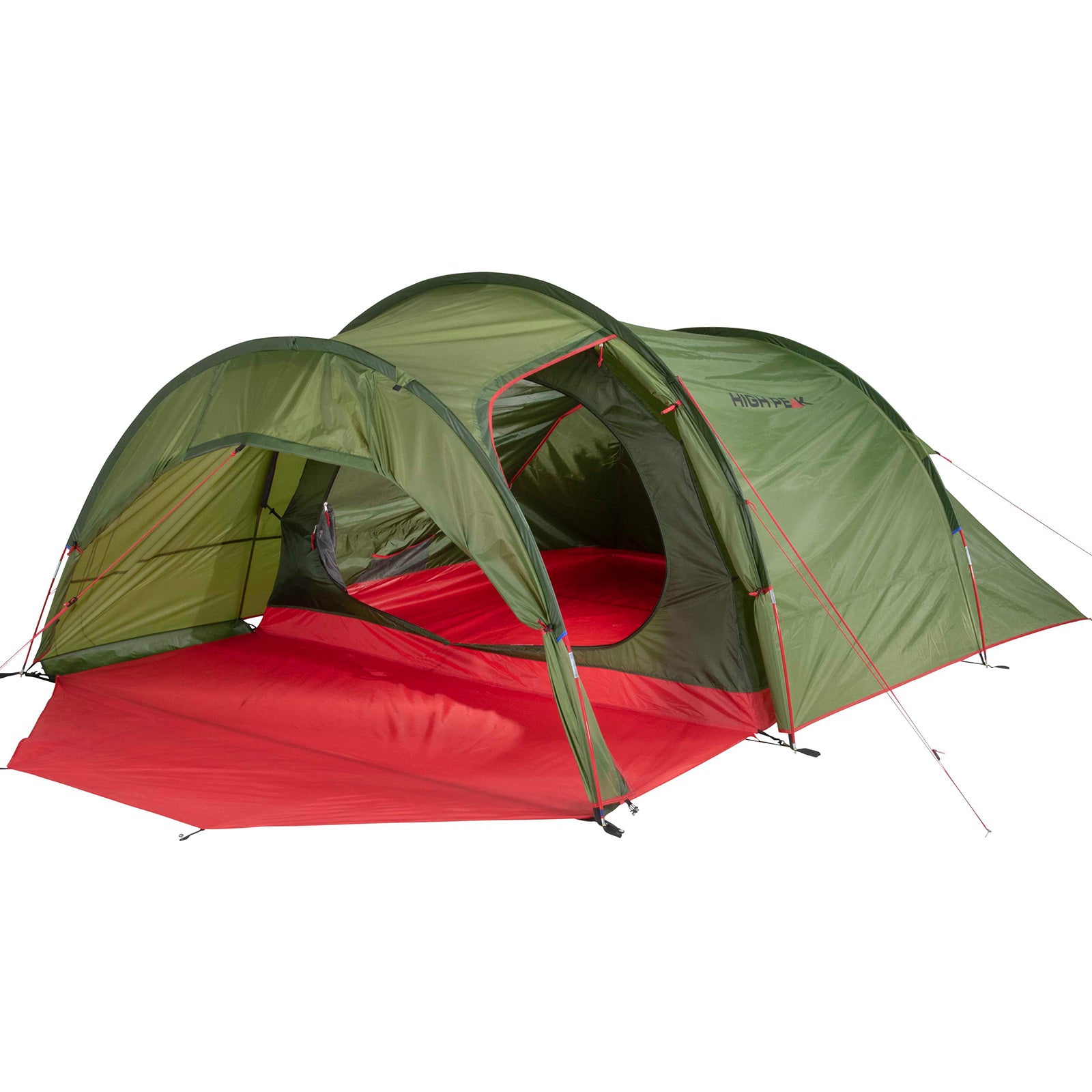 HIGH PEAK tunnel tent Goshawk 4 people camping group family tent vestibule