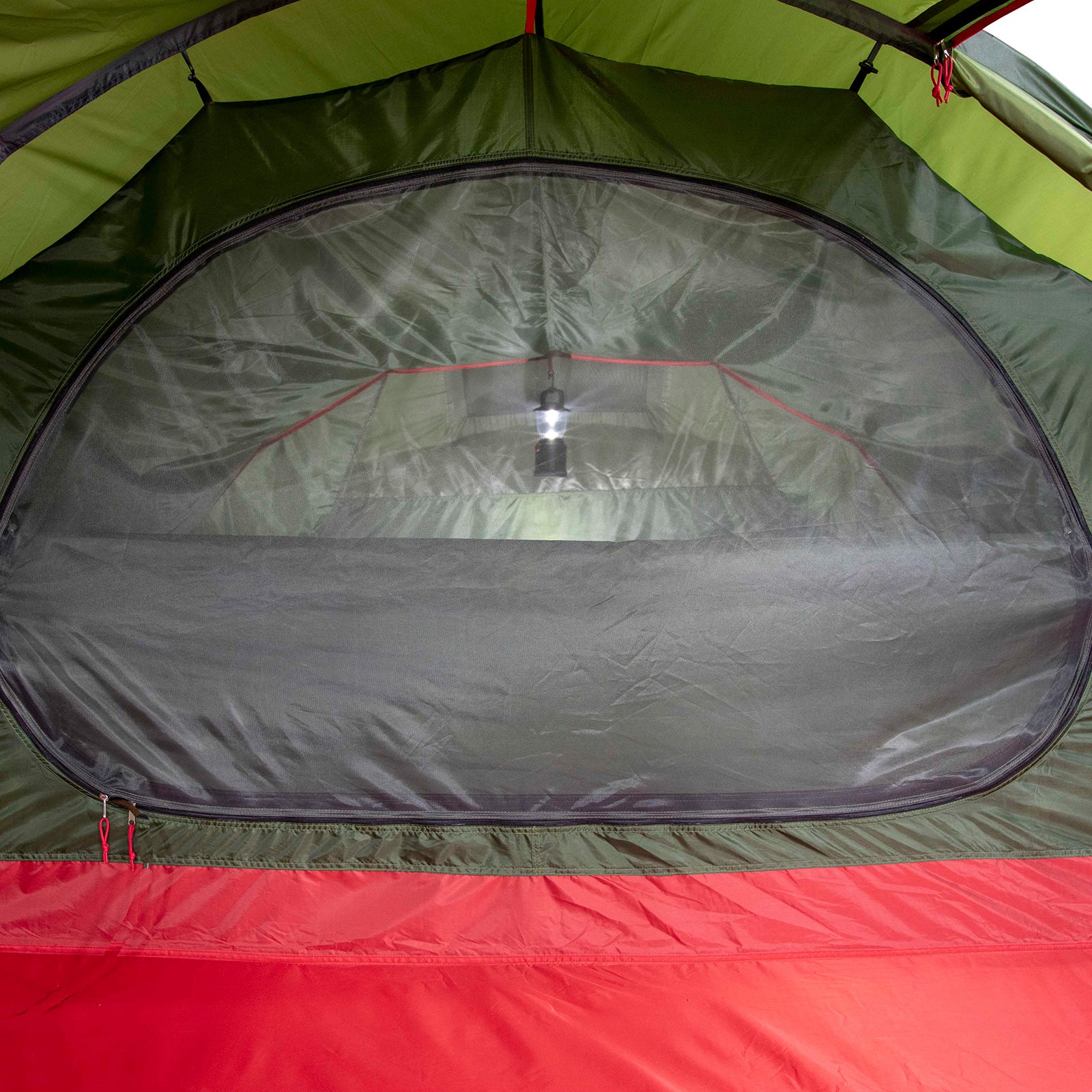 HIGH PEAK Tunnelzelt Goshawk 4 Personen Camping Gruppen Familien Zelt Vorraum