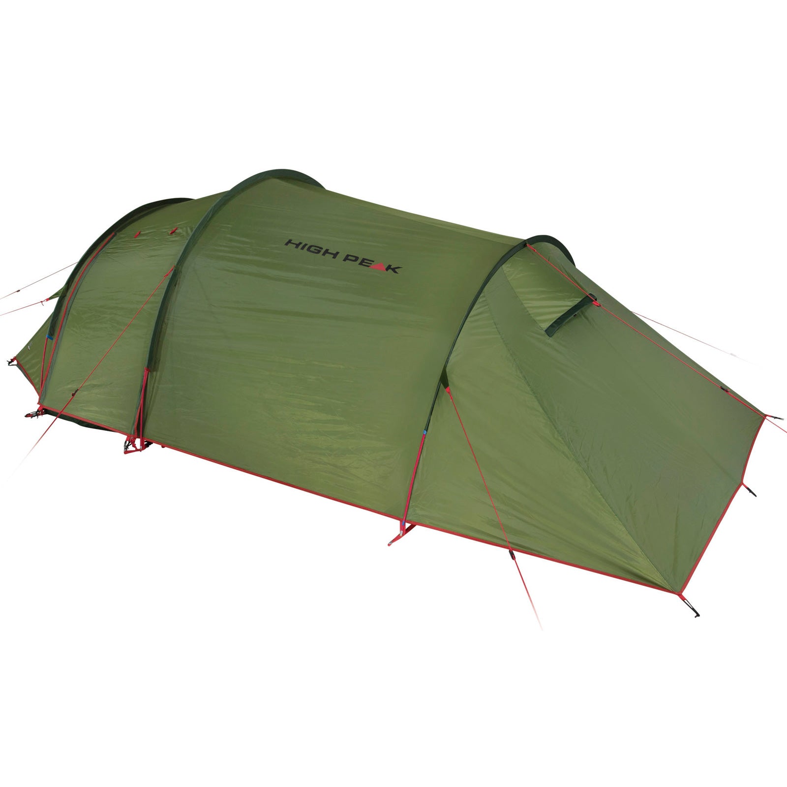 HIGH PEAK Trekkingzelt Falcon 4 Personen Tunnel Zelt Camping Vorraum Leicht