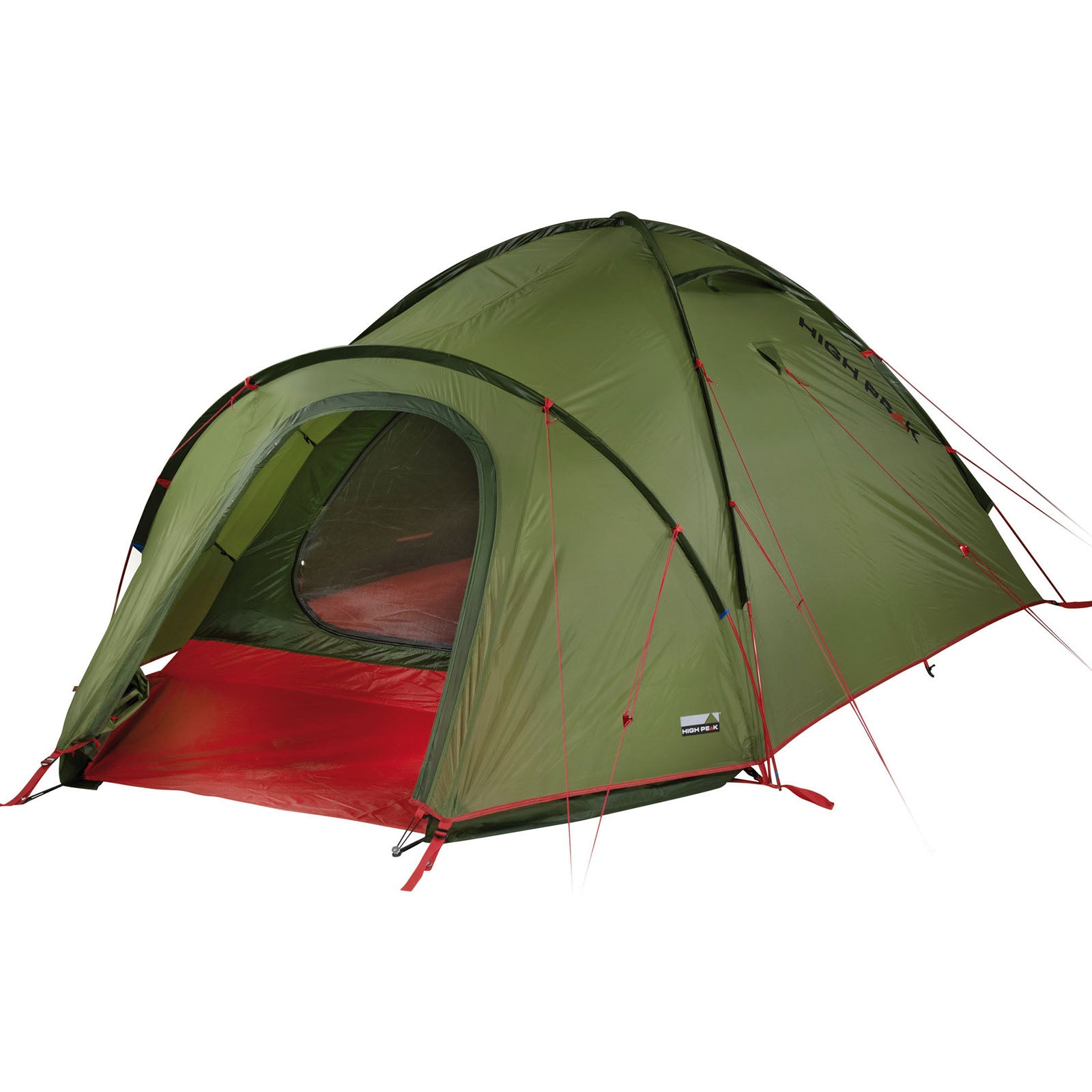 HIGH PEAK Trekkingzelt Nightingale LW 3 Personen Camping Fahrrad Zelt Alu 3,5 kg