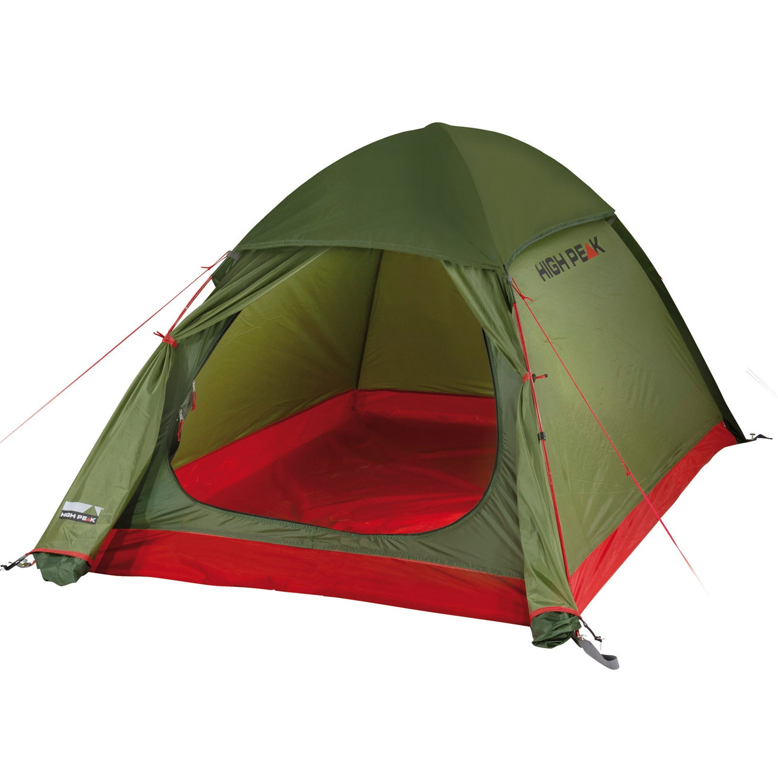 HIGH PEAK Trekkingzelt Kingfisher LW 2 Personen Camping Fahrrad Einman