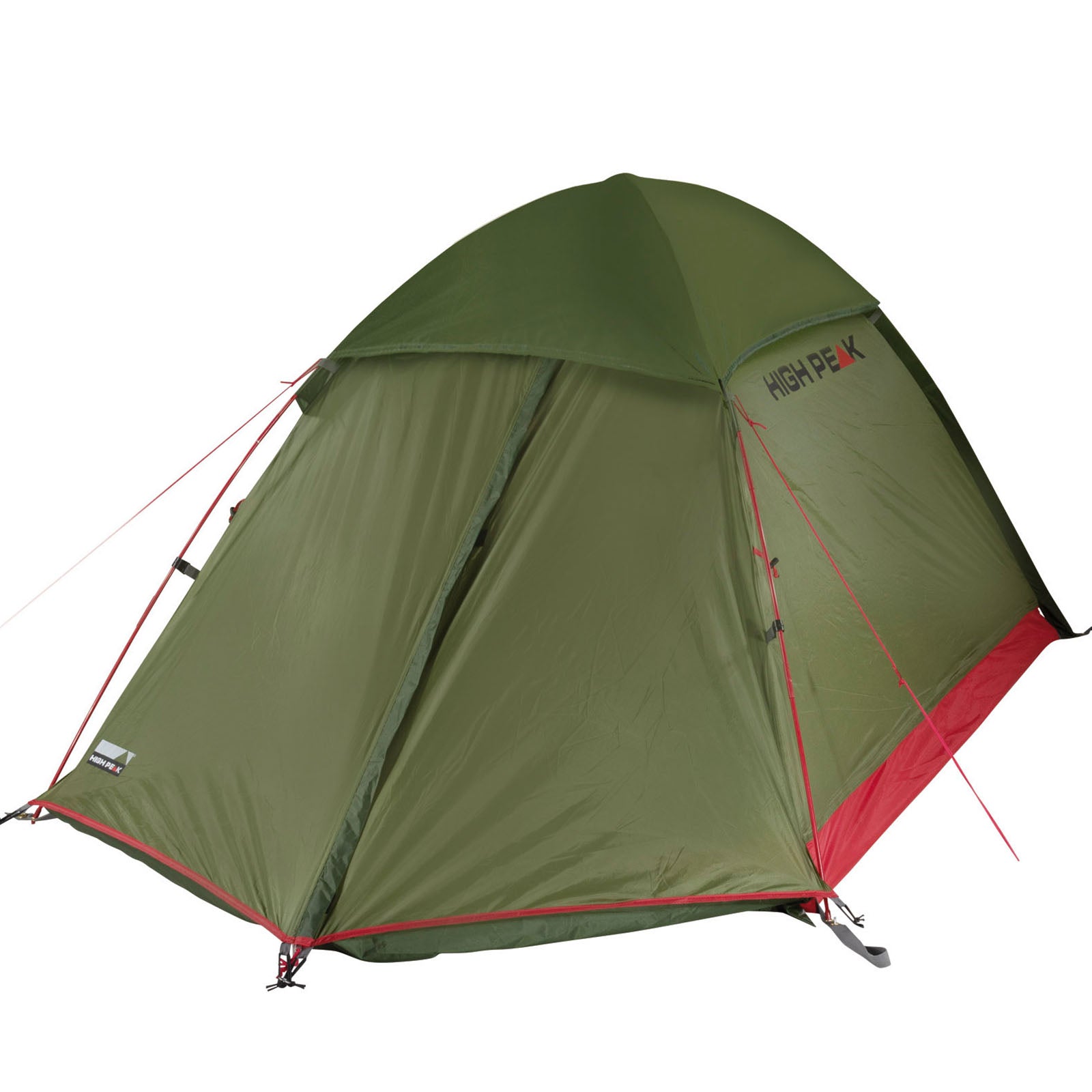 HIGH PEAK Trekkingzelt Kingfisher LW 2 Personen Camping Fahrrad Einmann Zelt 2kg