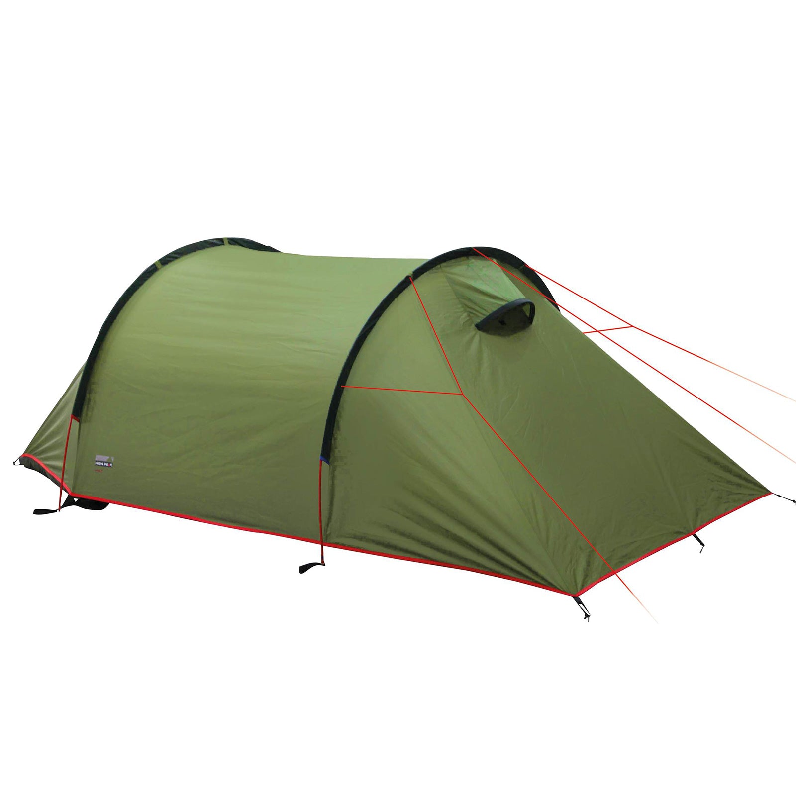 HIGH PEAK Tunnelzelt Kite 3 LW Personen Fahrrad Zelt Camping Trekking Vorraum