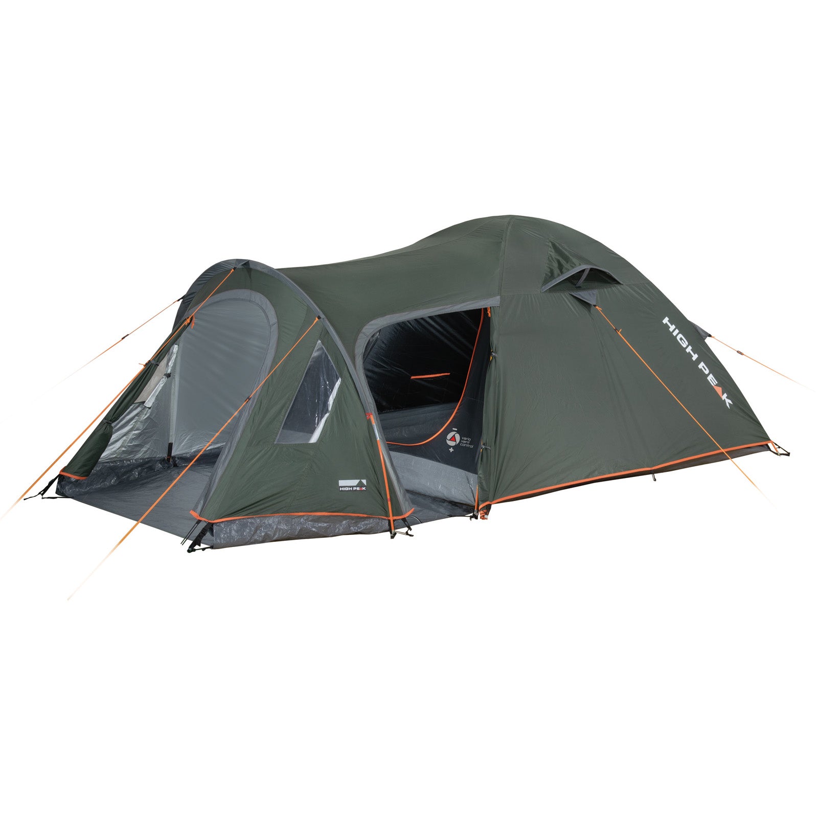 HIGH PEAK Kuppelzelt Kira 3 4 Personen Camping Trekking Zelt Igluzelt Vorraum