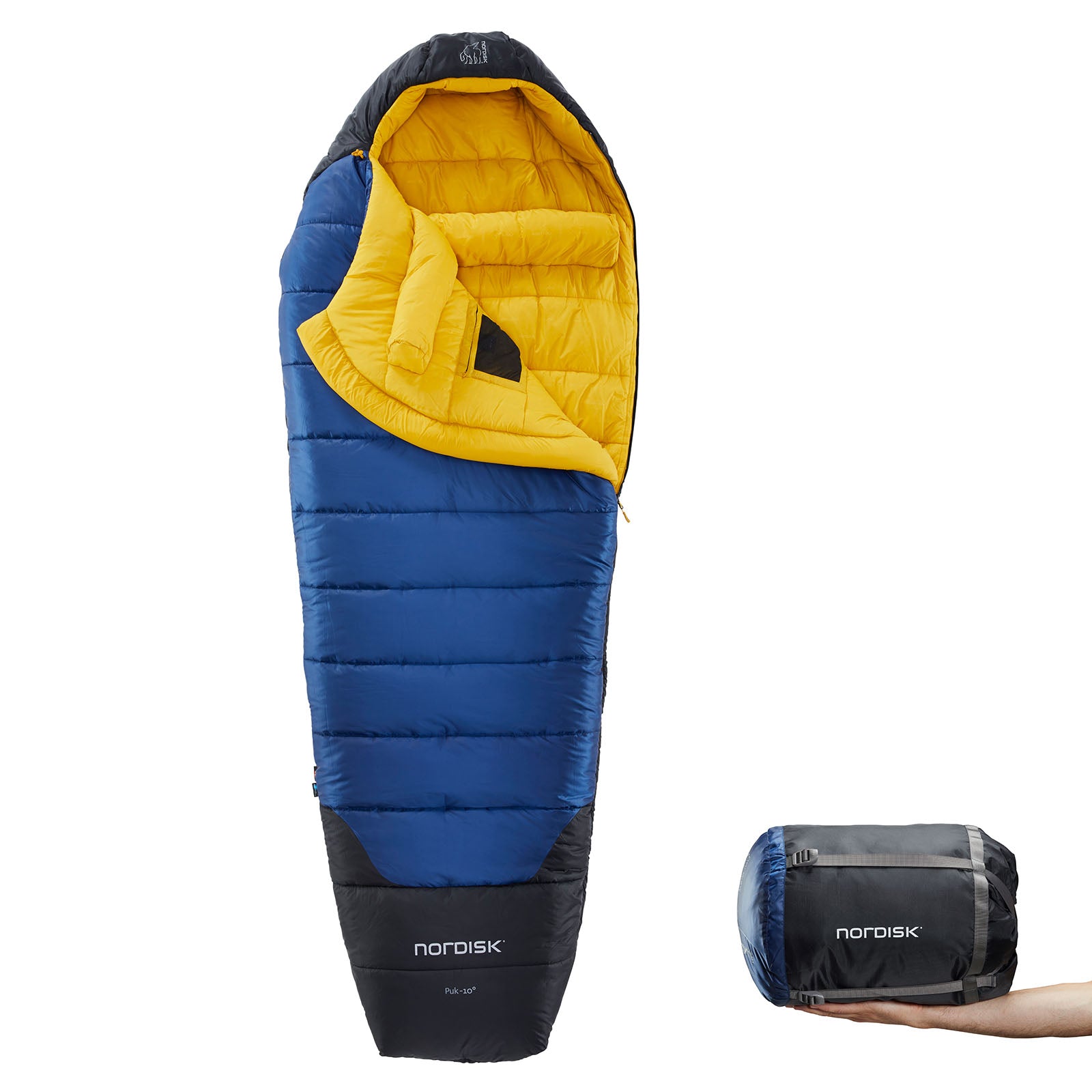 NORDISK Mummy Sleeping Bag Puk -10 Outdoor 3 Season Sleeping Bag XL Long -20°C