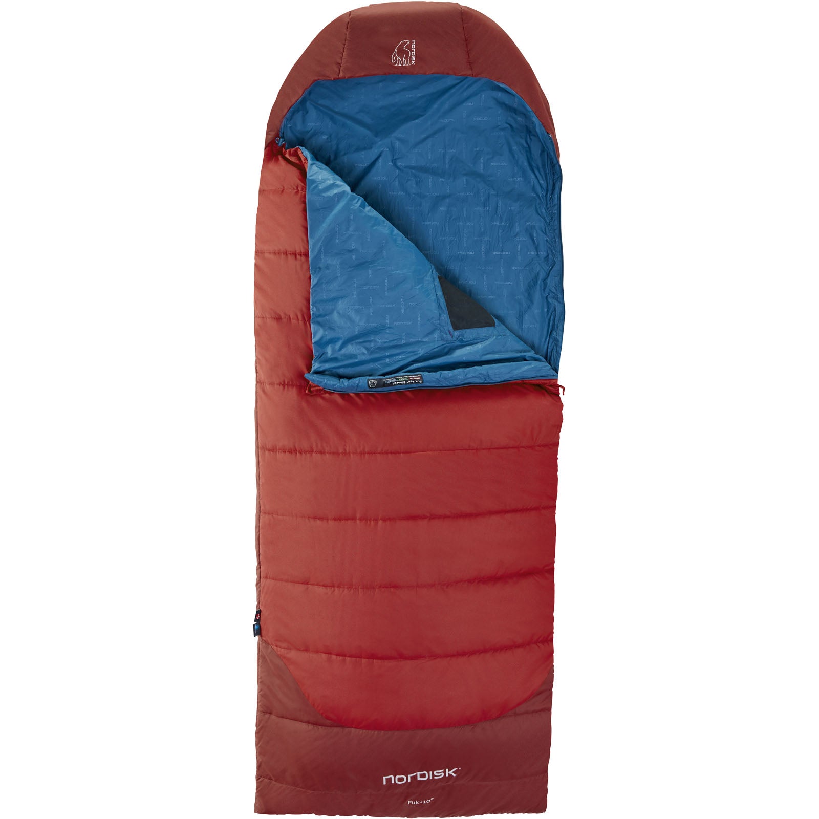 NORDISK Deckenschlafsack Puk +10° Outdoor Sommer Trekking Schlafsack Leicht -2°C