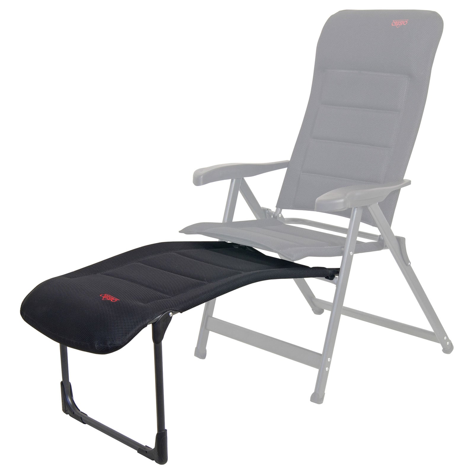 CRESPO Footrest RP215 Air Deluxe Footstool Camping Chair Folding Chair Folding Chair Alu