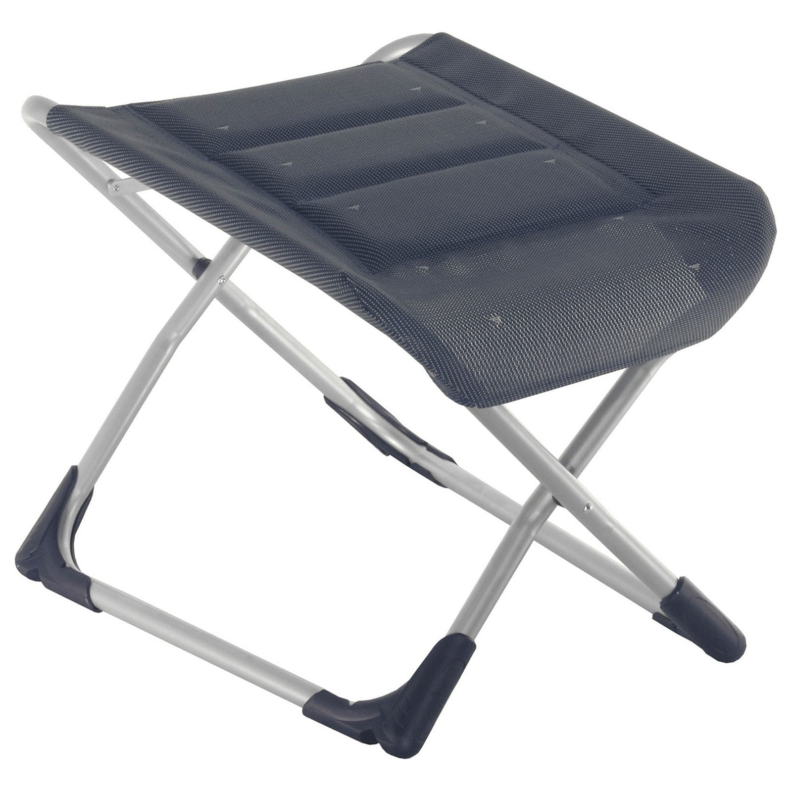 Repose-pieds CRESPO AL231 Chaise de camping de luxe Chaise pliante Banc de pied Tabouret de support Alu