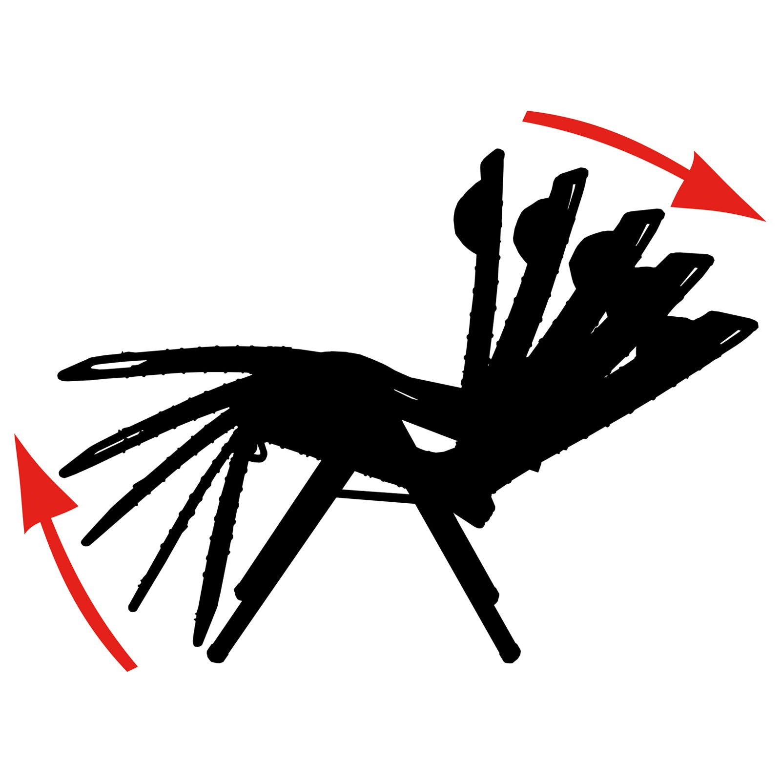 CRESPO Sonnenliege Liegestuhl AL 232 Deluxe Camping Garten Liege Klappbar Alu XL