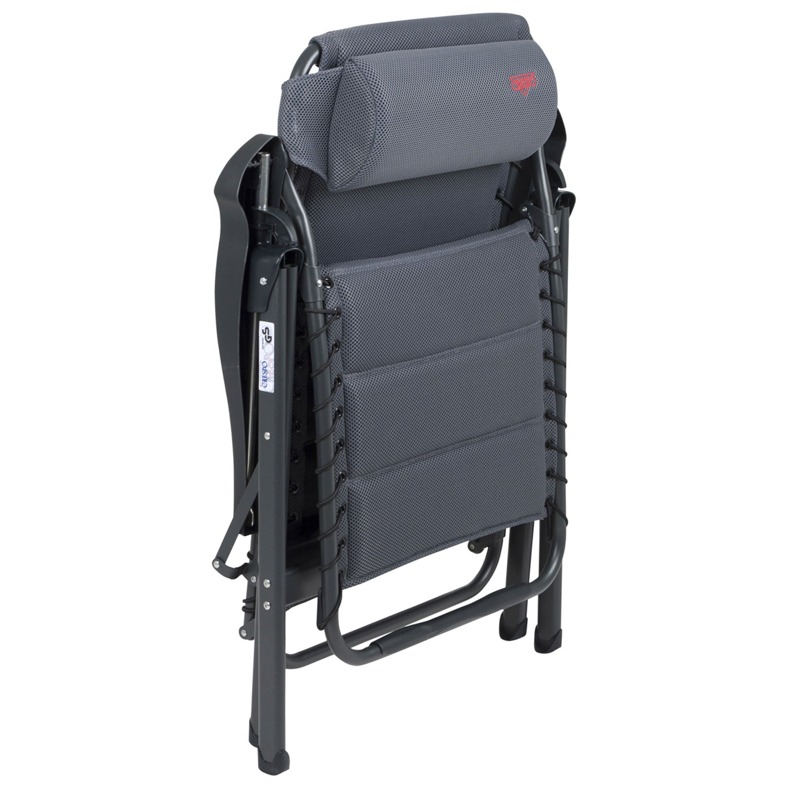 CRESPO Sonnenliege Liegestuhl AP232 Air Deluxe Camping Garten Liege Klappbar Alu