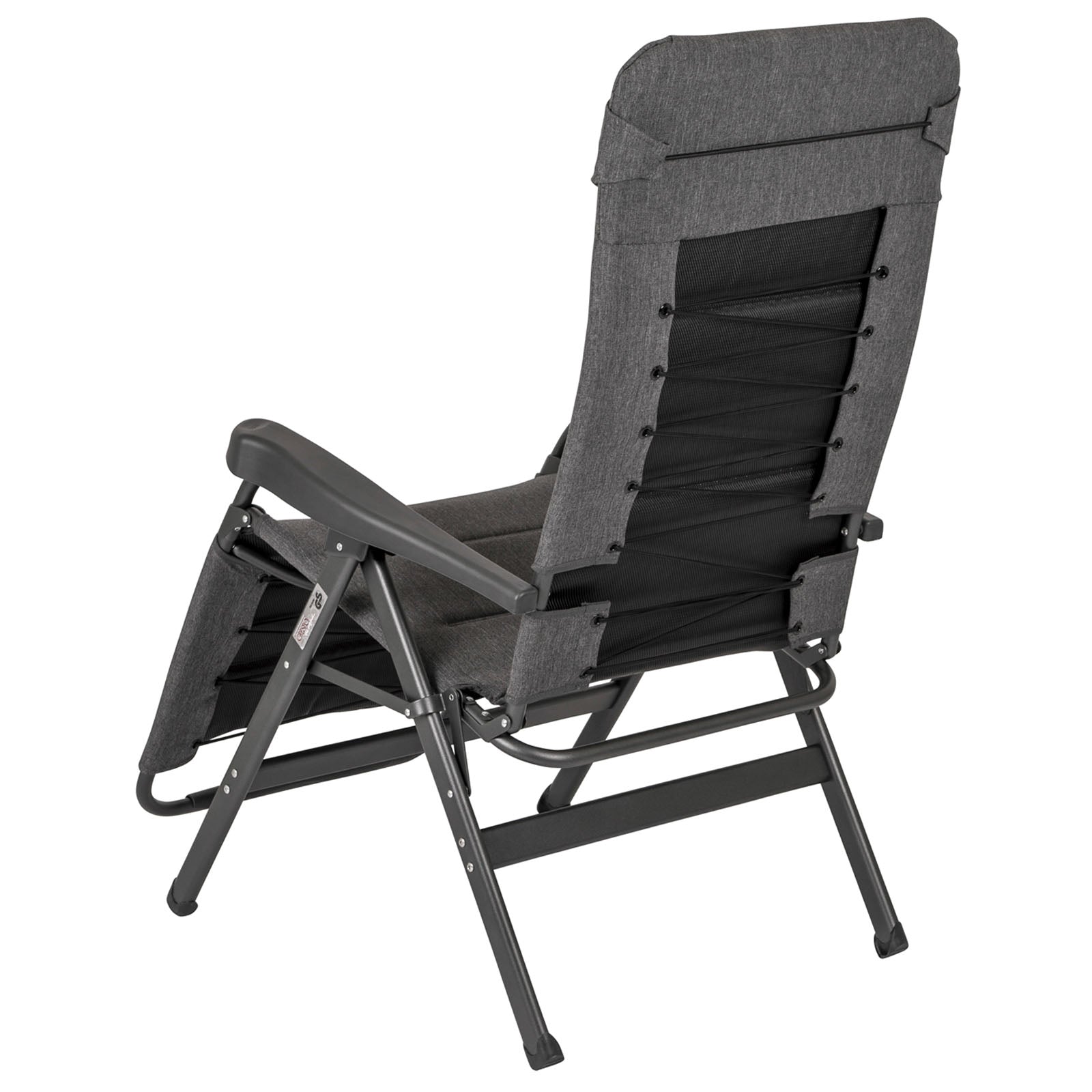 Chaise de camping CRESPO AP 234 Tex Supreme Chaise longue de jardin pliante en aluminium 130 kg