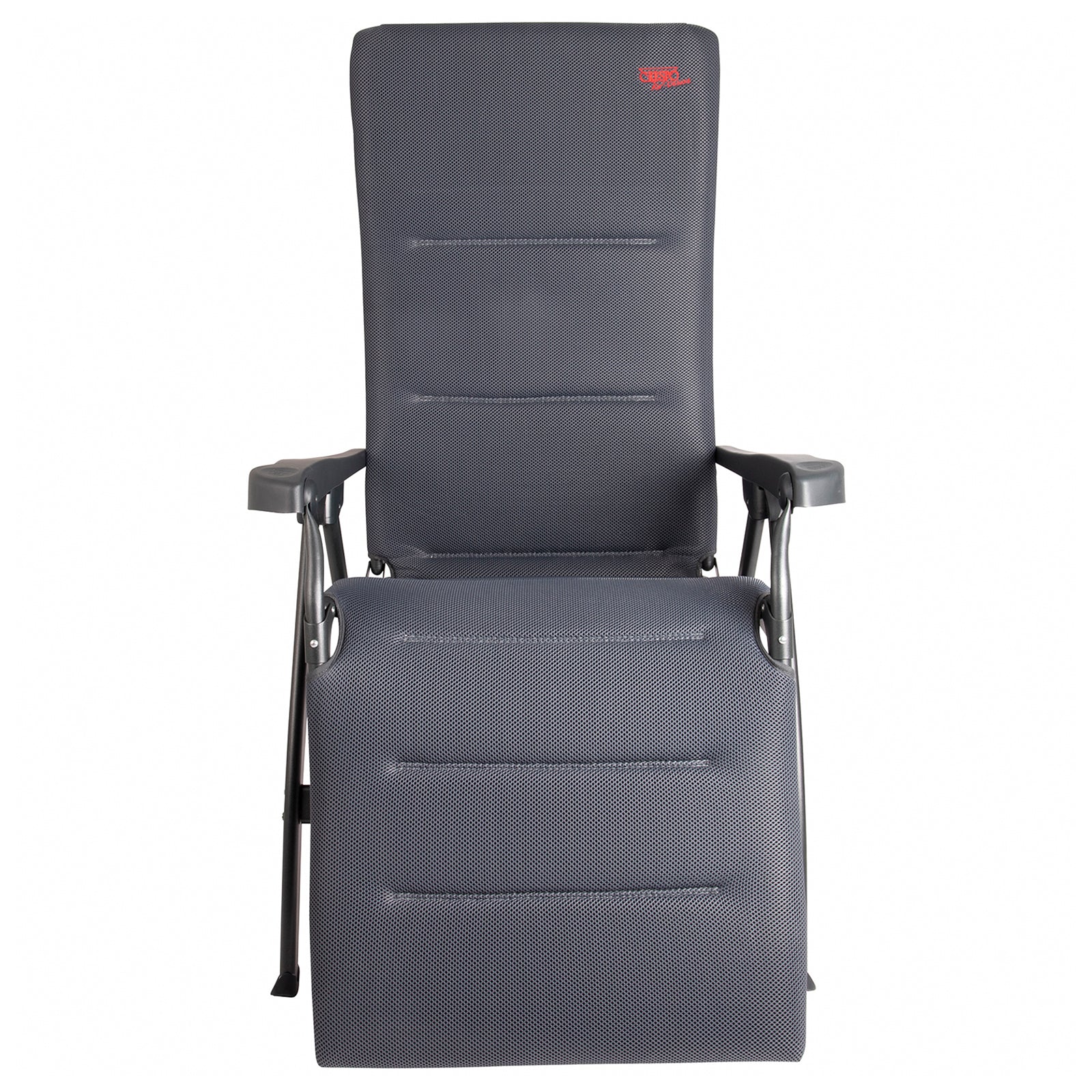 Chaise longue de jardin ergonomique CRESPO AP 242 Air Deluxe en aluminium, 130 kg