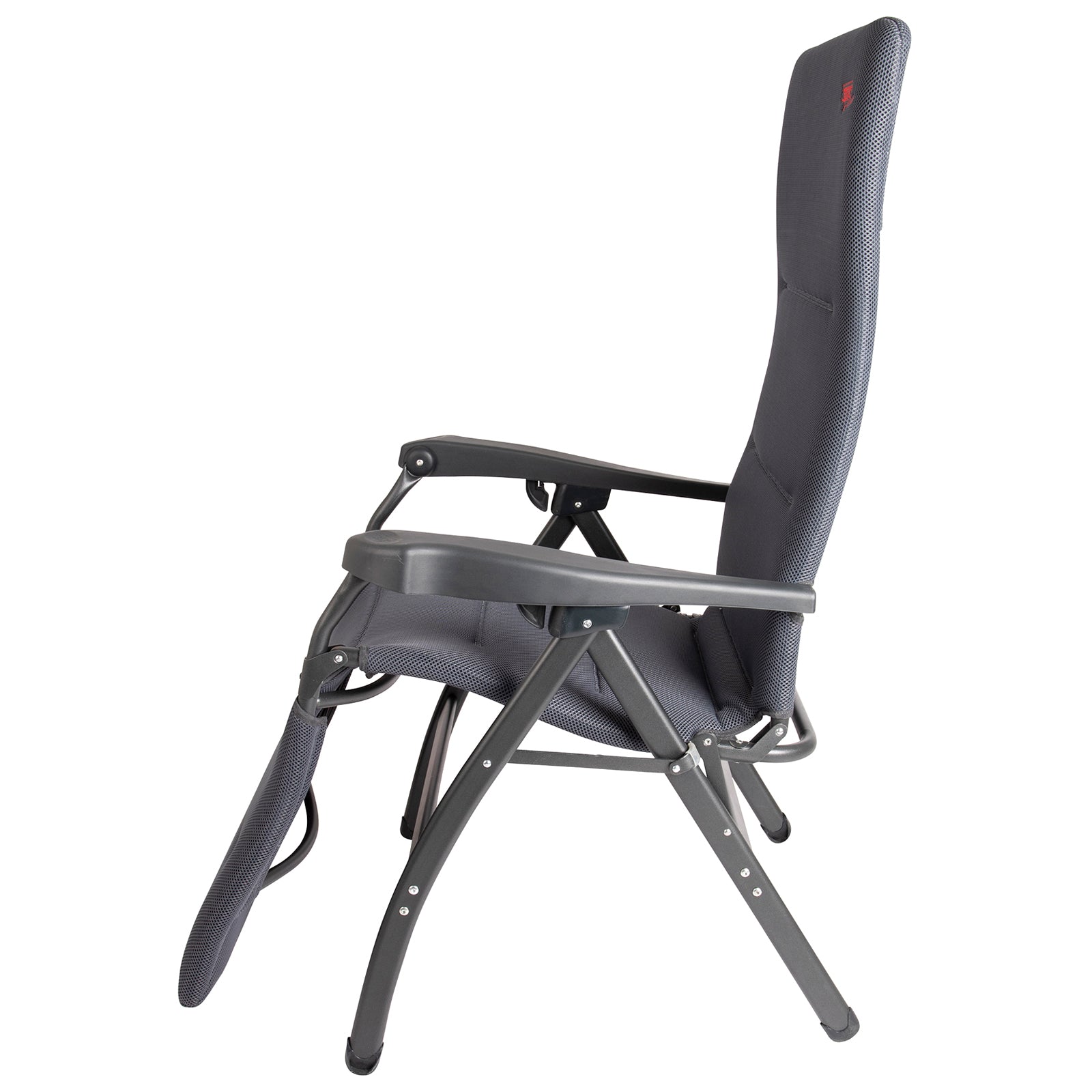 Chaise longue de jardin ergonomique CRESPO AP 242 Air Deluxe en aluminium, 130 kg